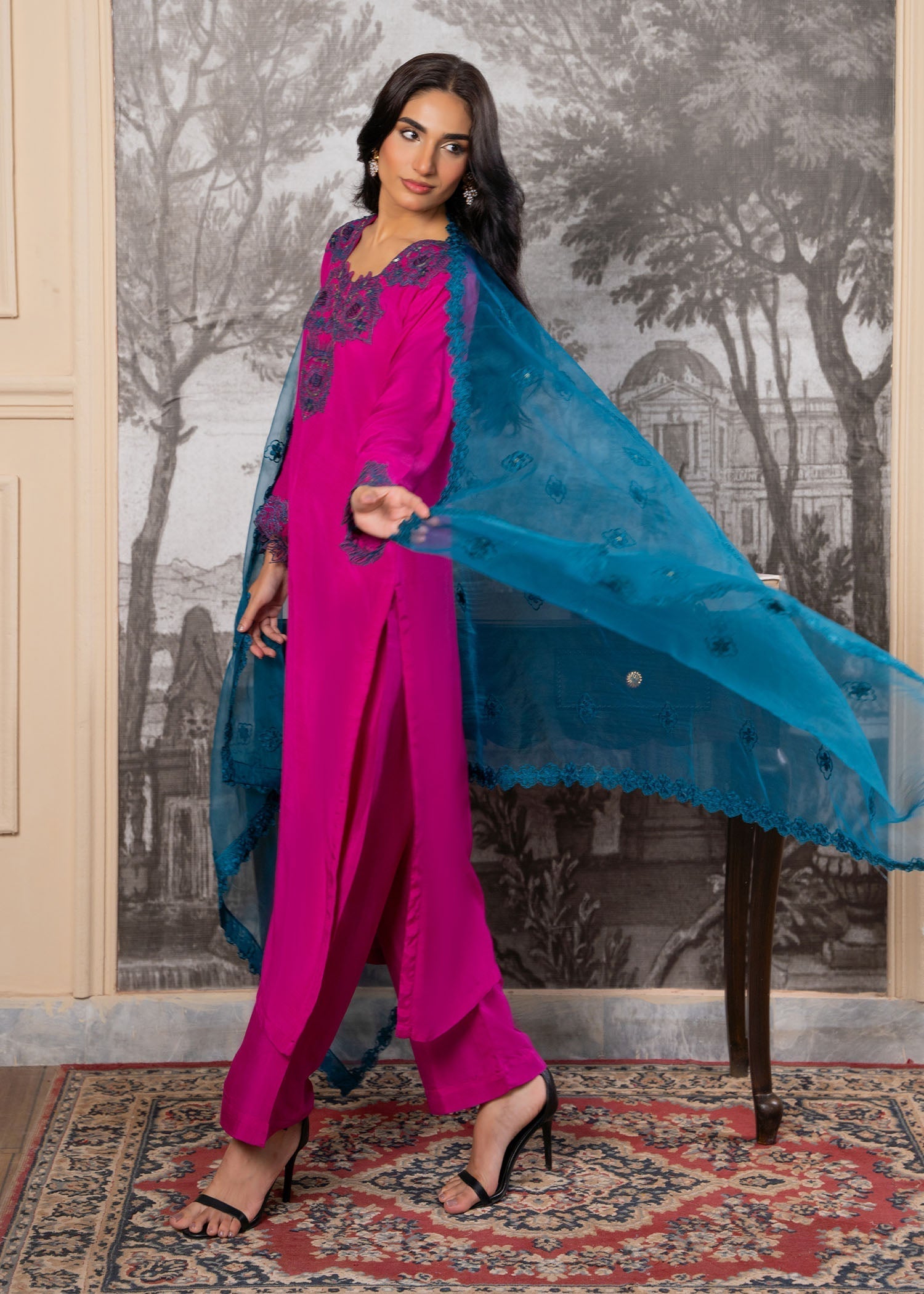 Momin Online Fuchsia Dream Women 3pcs