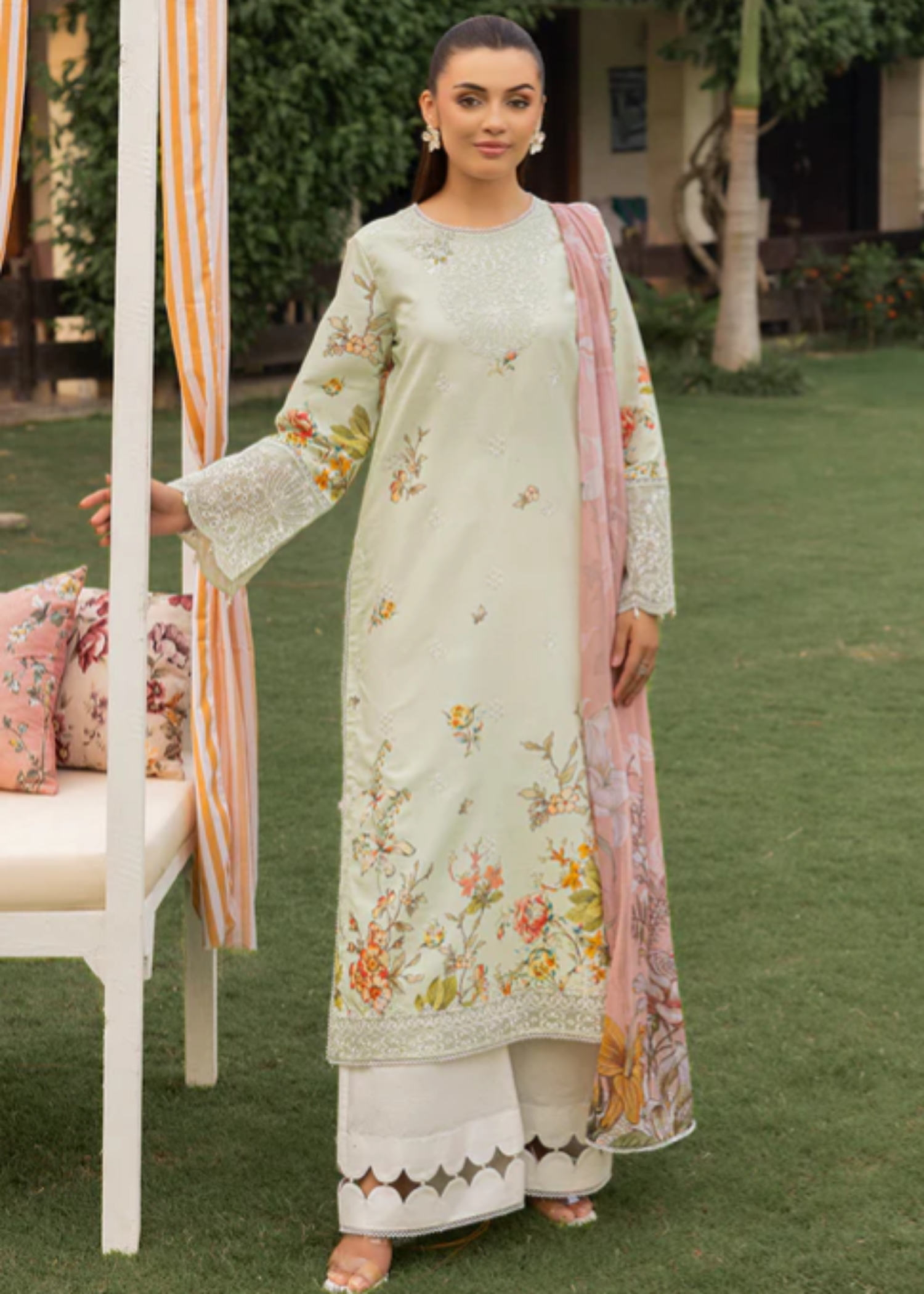 Meeral Luxe Pista Floral Mirage Women 3pcs