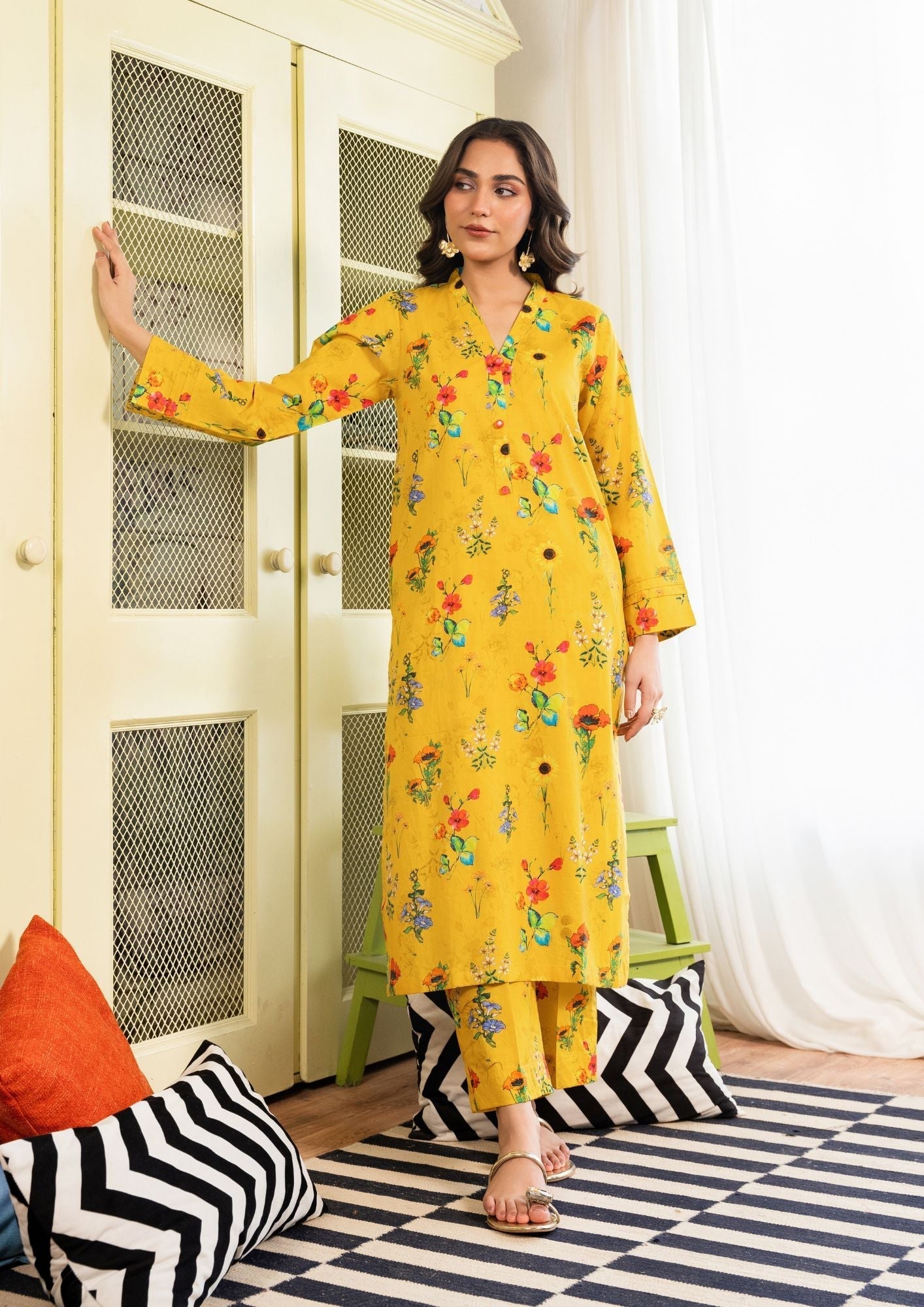 Yolo Pret Digital Print Lawn GULMEENA G25 0012 Women 2pcs