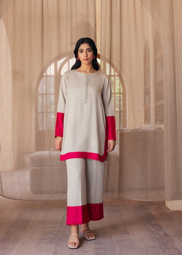 Ghonche Grey Co ord Set Women 2pcs