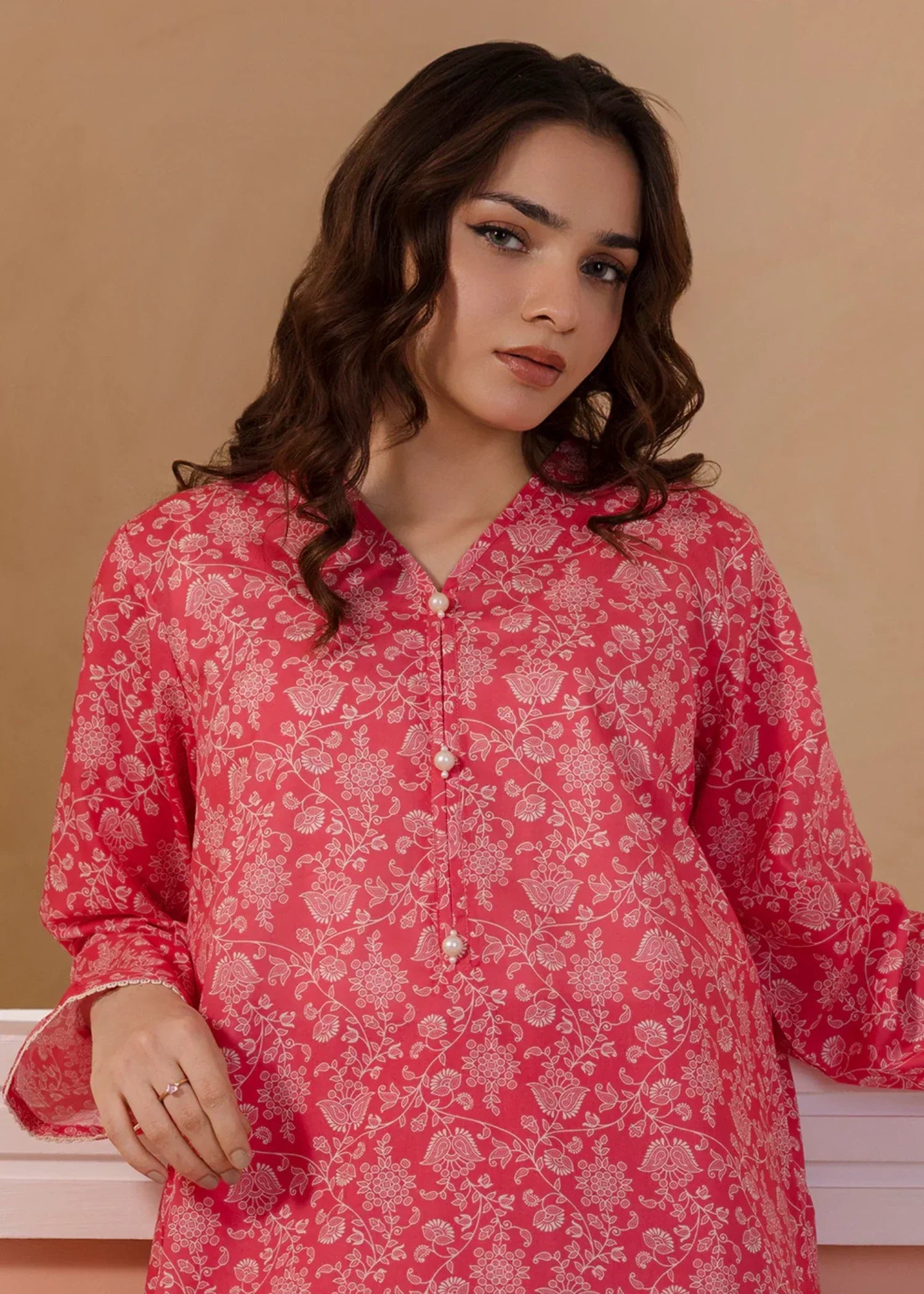 Zellbury WPS2521679 Coral pink Women 2pcs