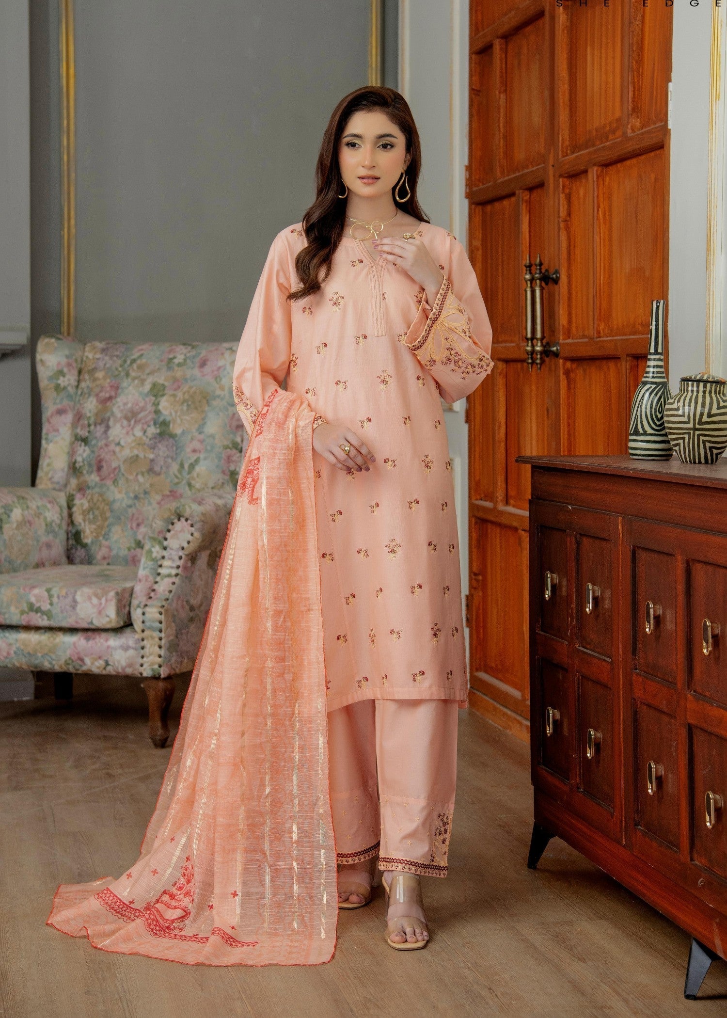 She Edge SE SUM25 000017 PEACH Women 3pcs