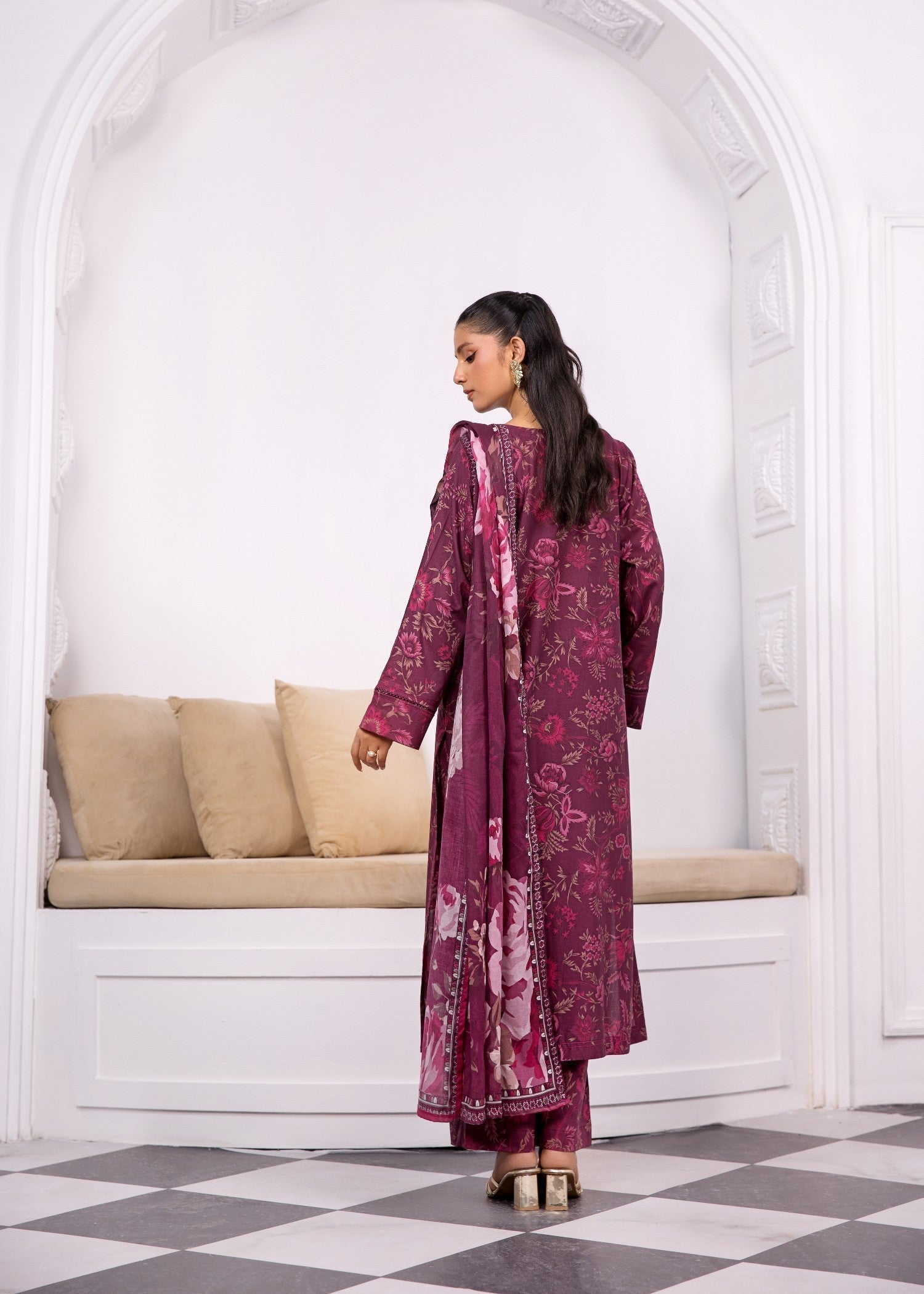 Bin Tayyab (BT006370 MGT 07) Women 3pcs