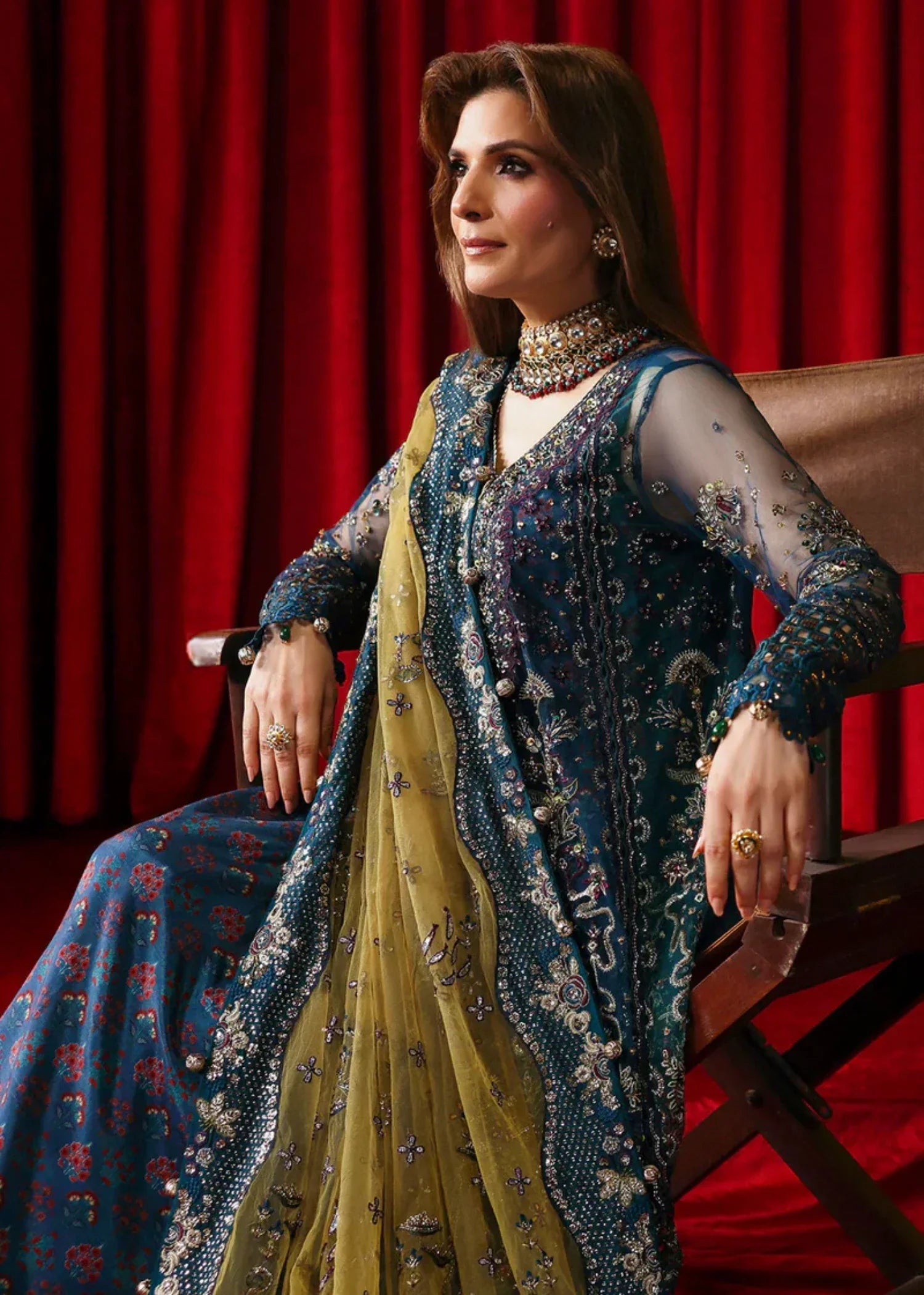 Nureh- NL 84 Resham Women 3pcs