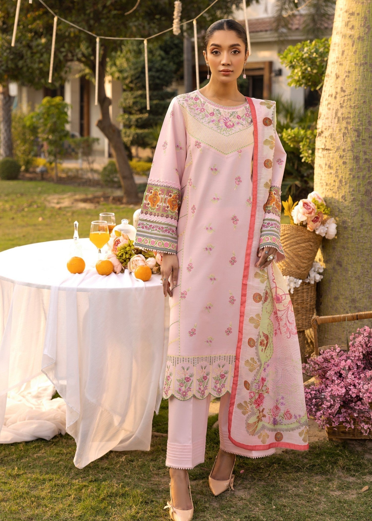 Tessa Blush Bloom Pret Women 3pcs