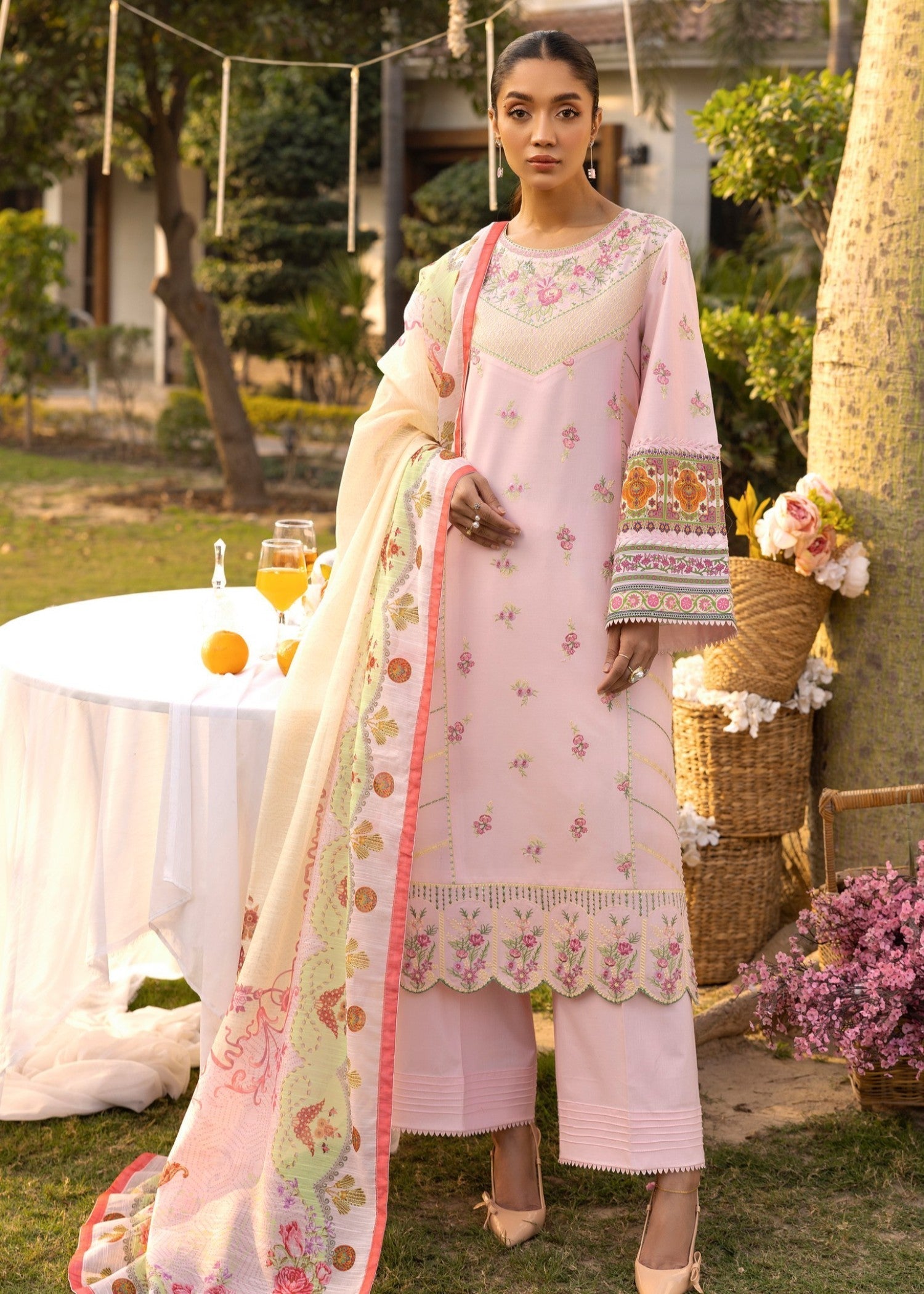 Tessa Blush Bloom Pret Women 3pcs