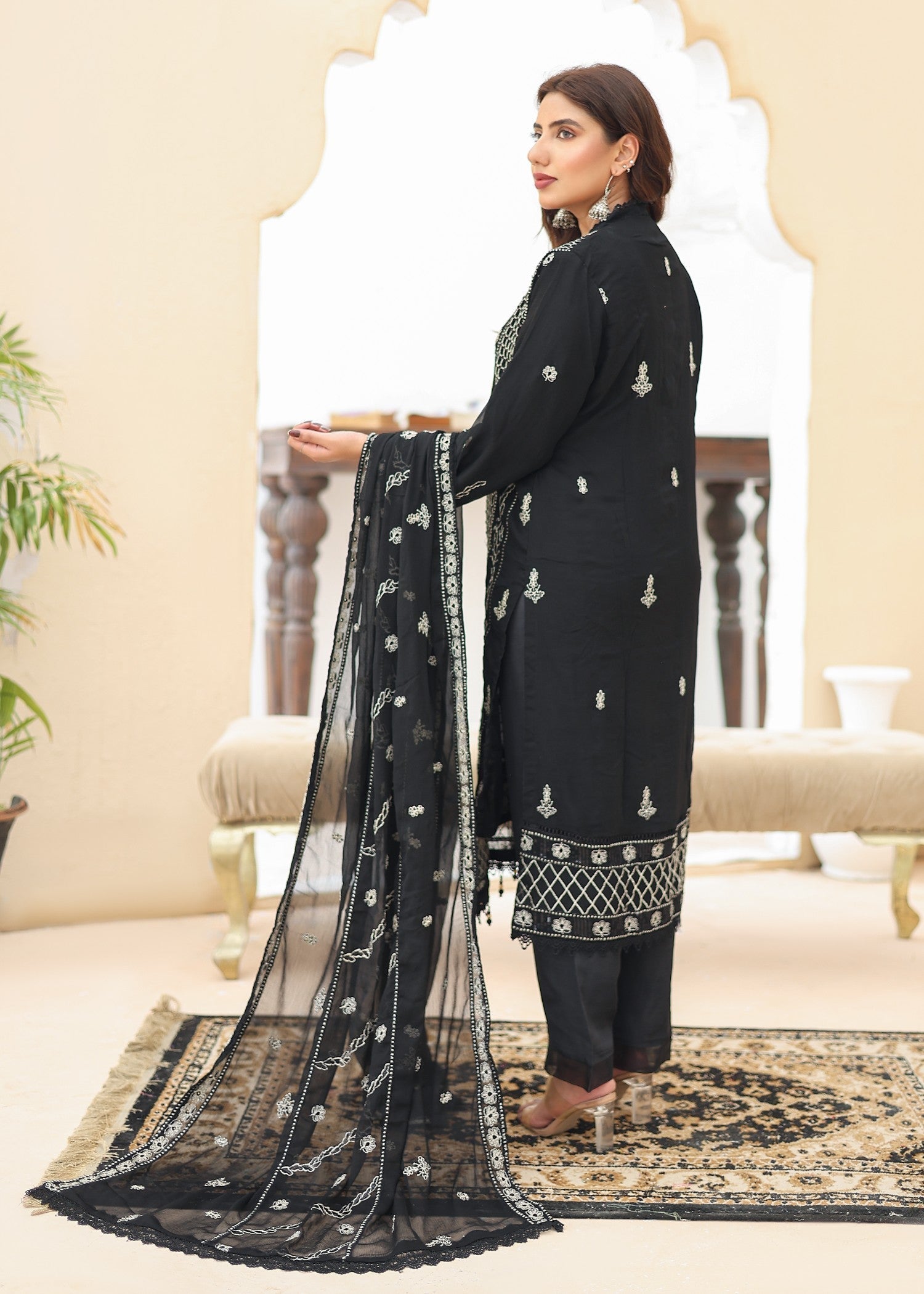 Umer Aayan BLACK BONITA Women 3pcs