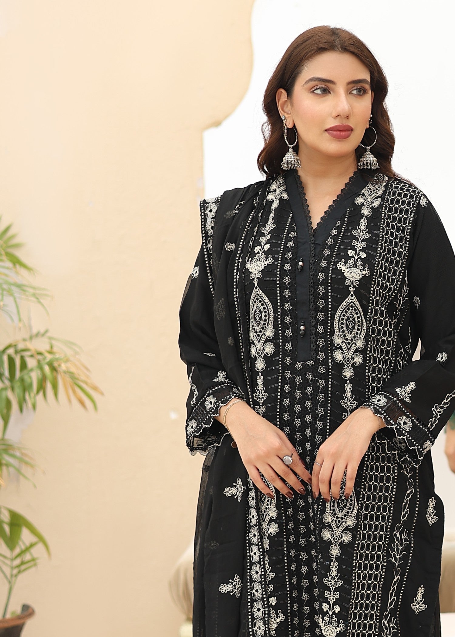 Umer Aayan BLACK BONITA Women 3pcs
