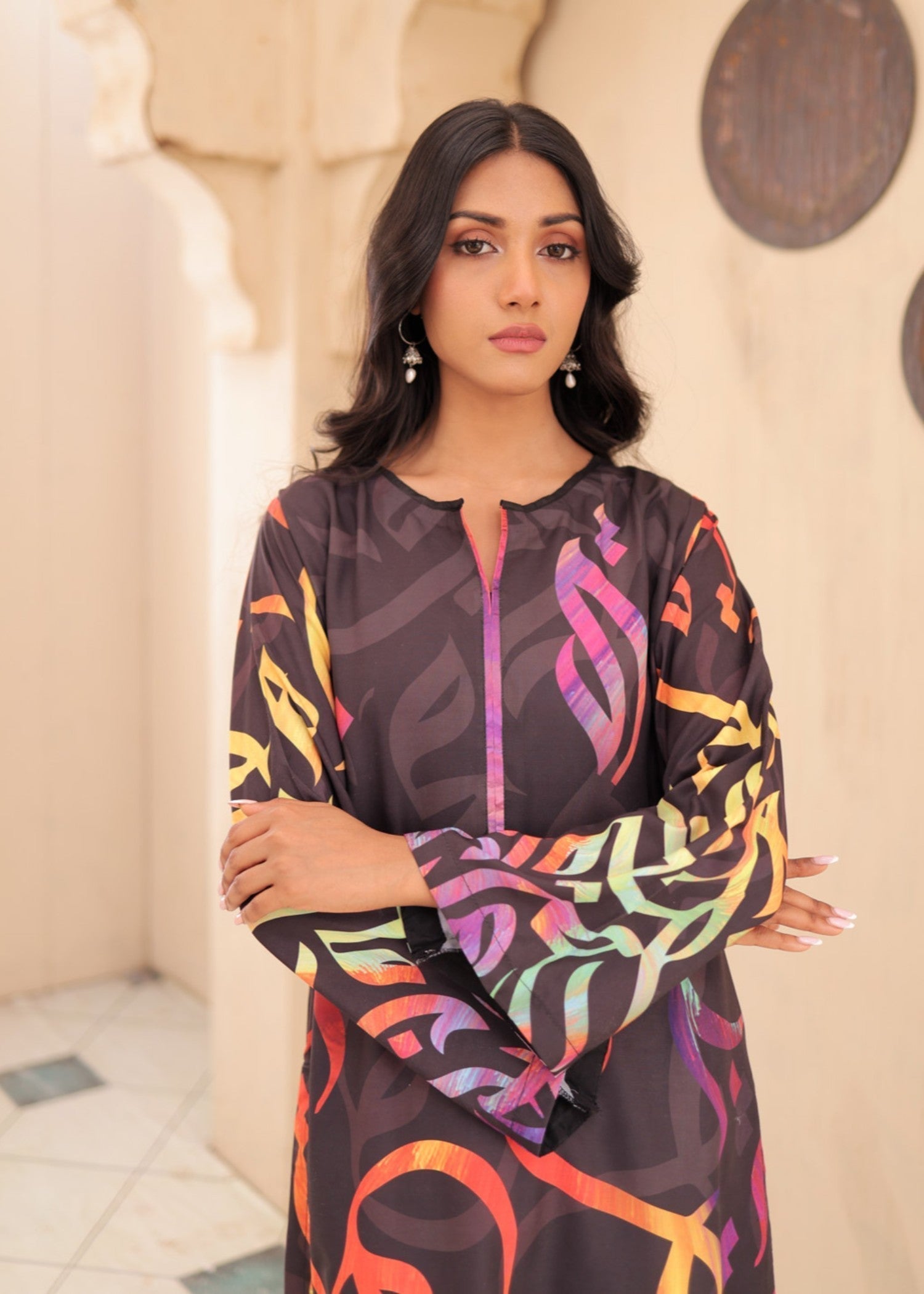 Tng (The Next Generation) Huroof Shirt | Swiss | Multi Women 1pcs