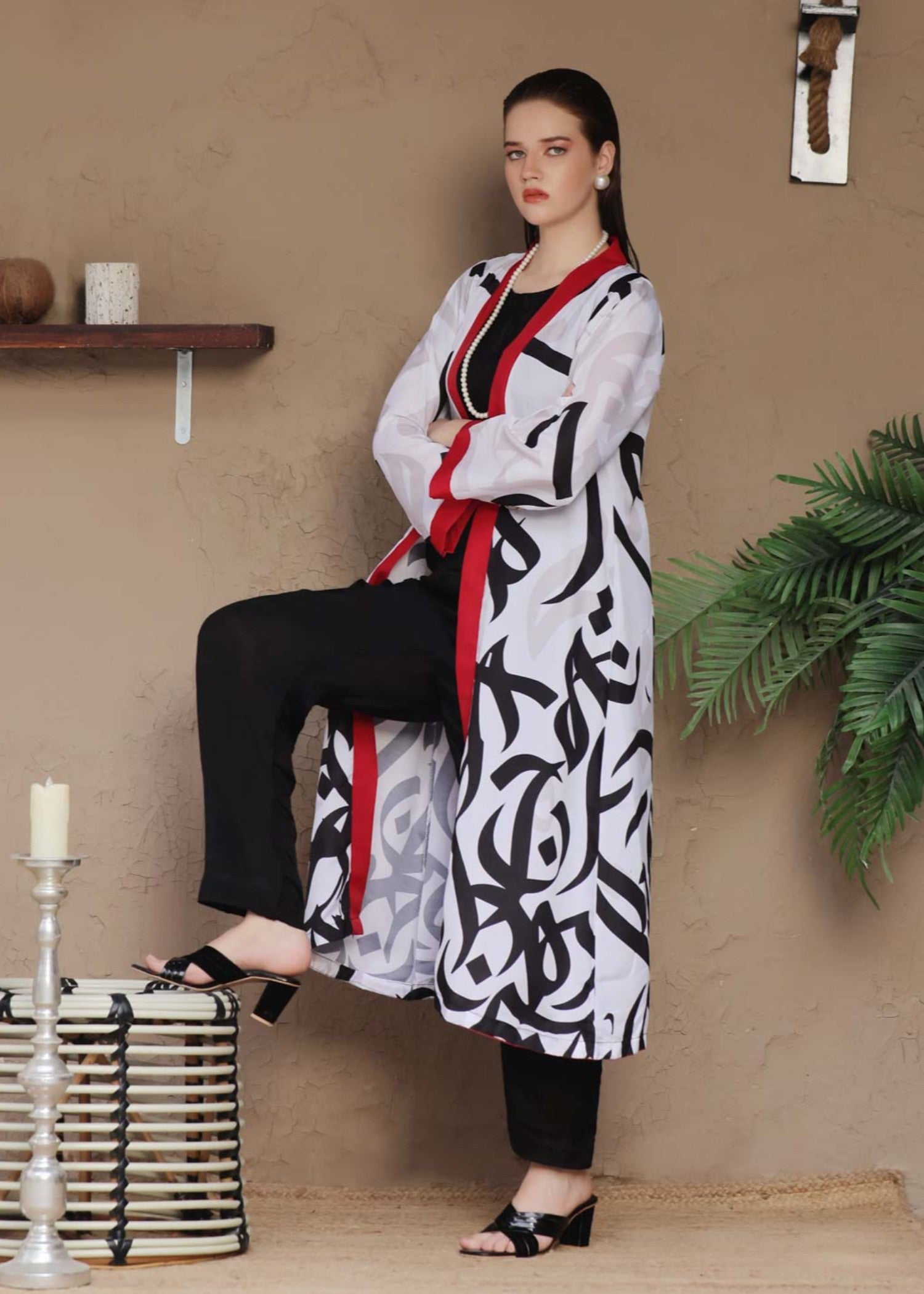 Tng (The Next Generation) Huroof Shrug | White Women 1pcs