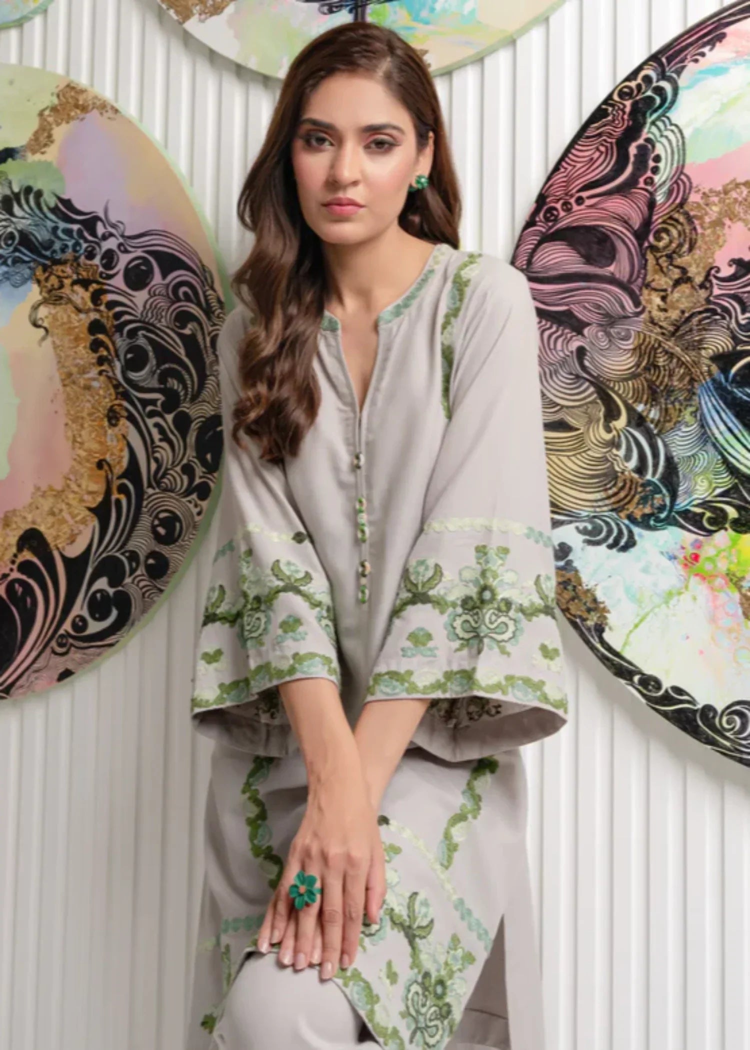 Gulabi Gota sisli Women 2pcs