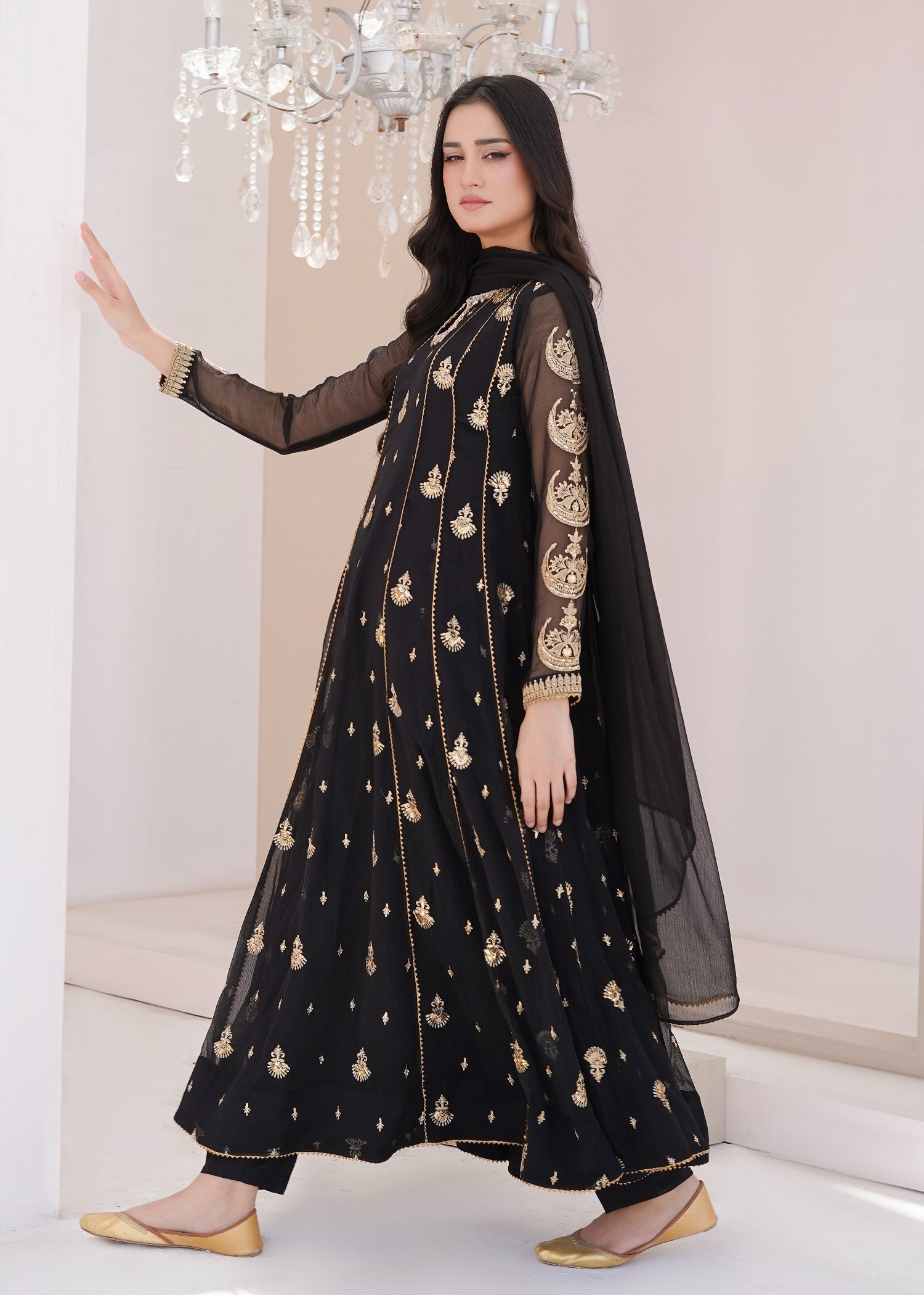 Ayesha Closet surtaal black Women 3pcs