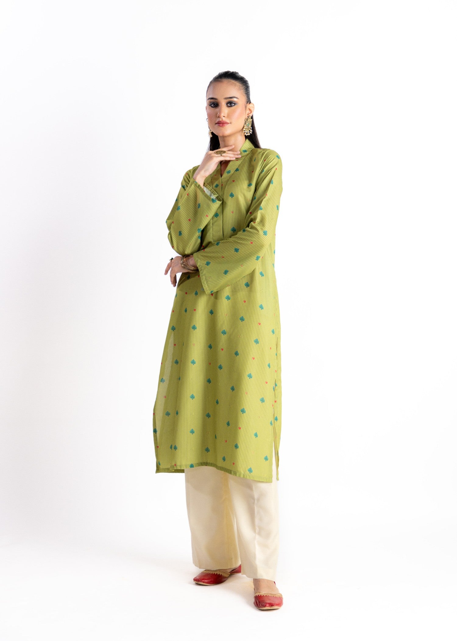 Daak & Co. Sabz Kurta Women 1pcs