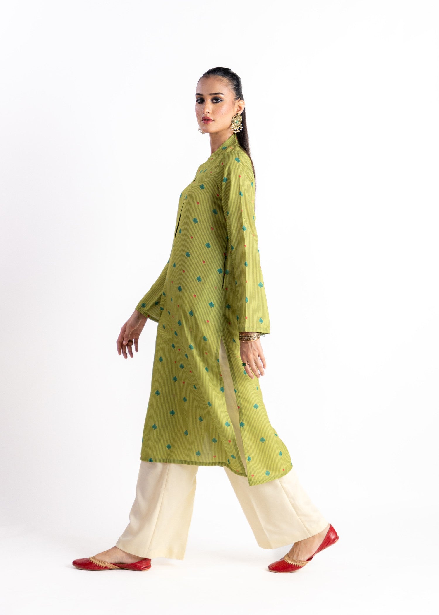 Daak & Co. Sabz Kurta Women 1pcs