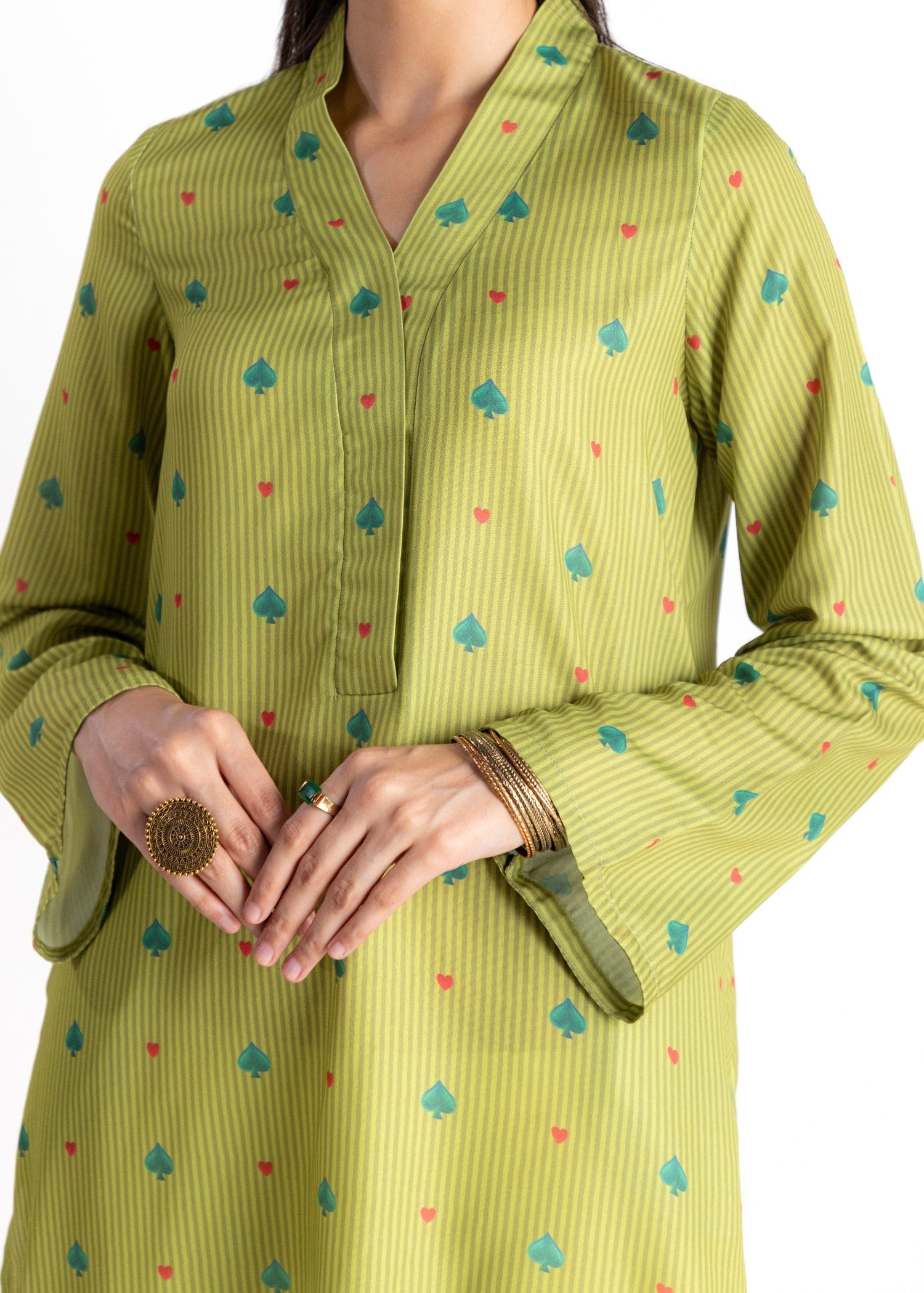 Daak & Co. Sabz Kurta Women 1pcs