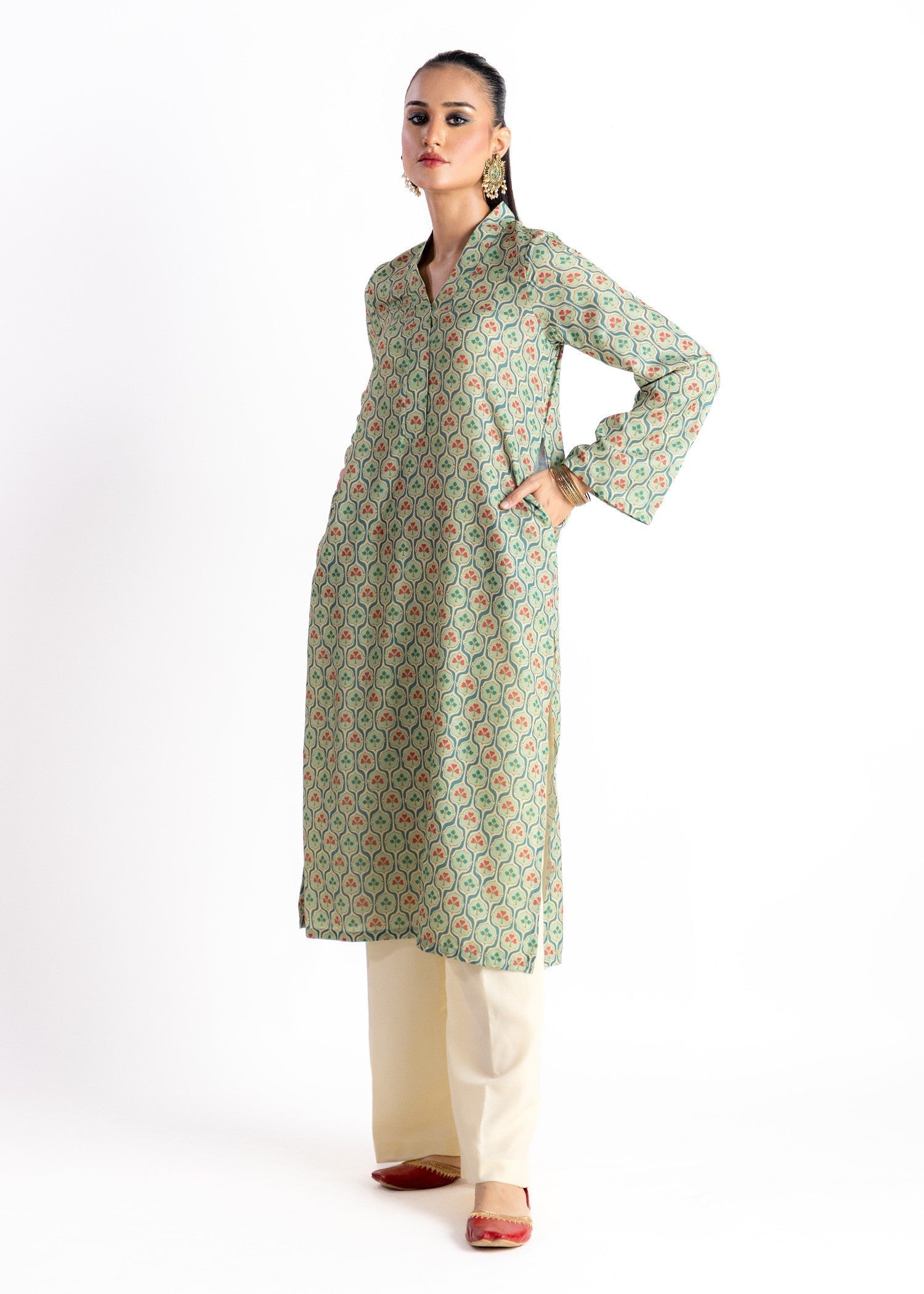 Daak & Co. Teenpatti Kurta Women 1pcs