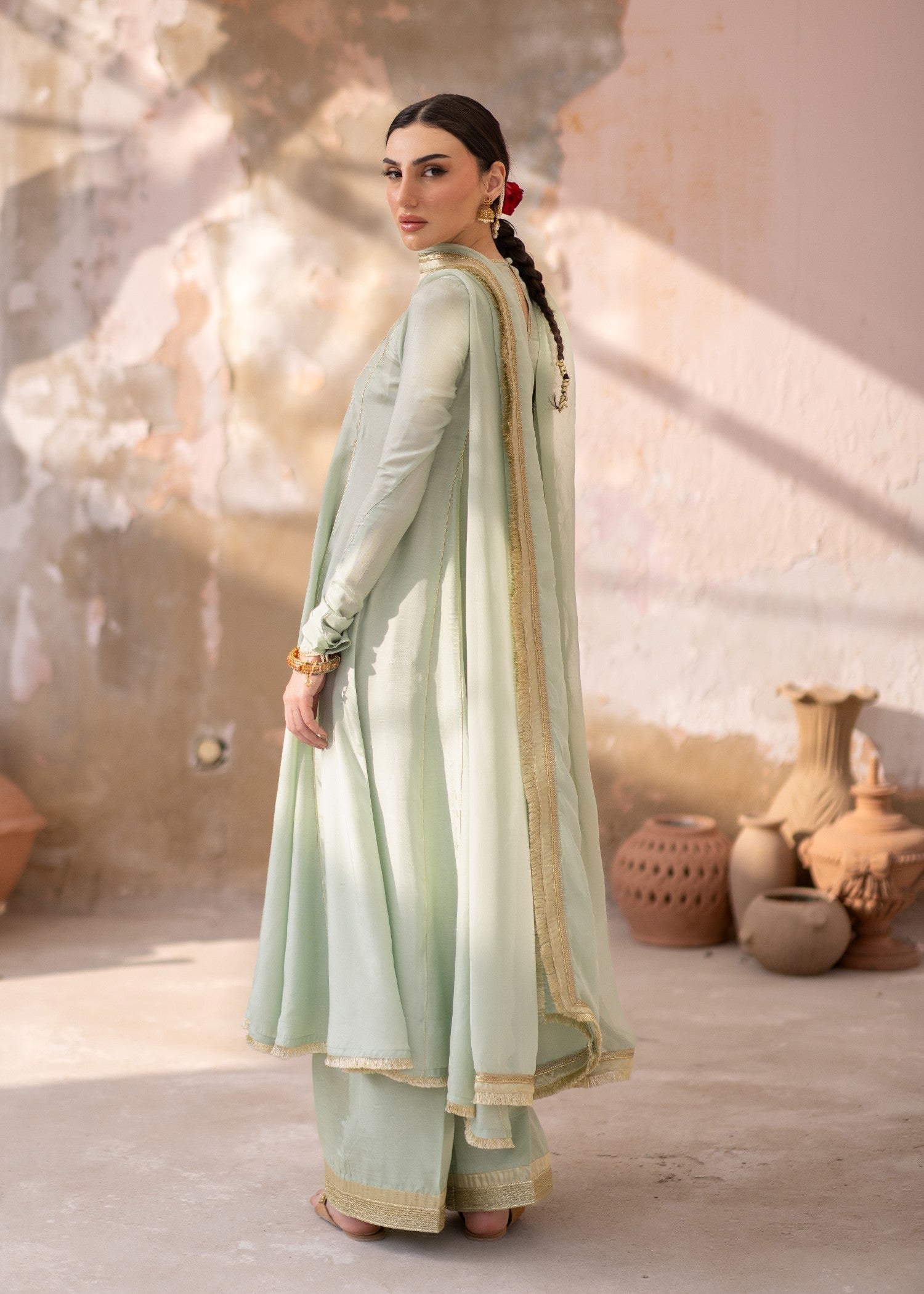 Daak & Co. Sona Mint Green () Women 4pcs