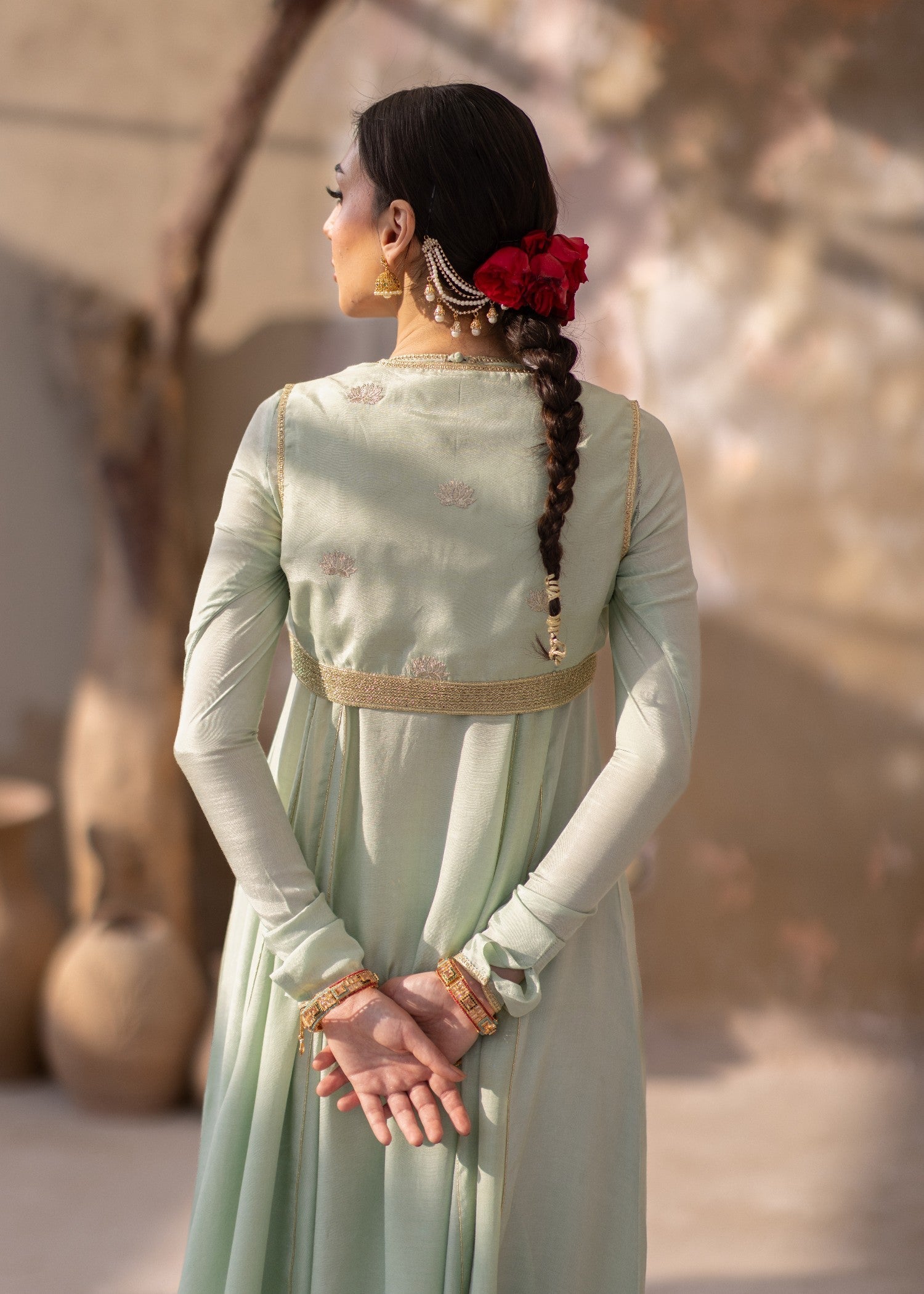 Daak & Co. Sona Mint Green () Women 4pcs