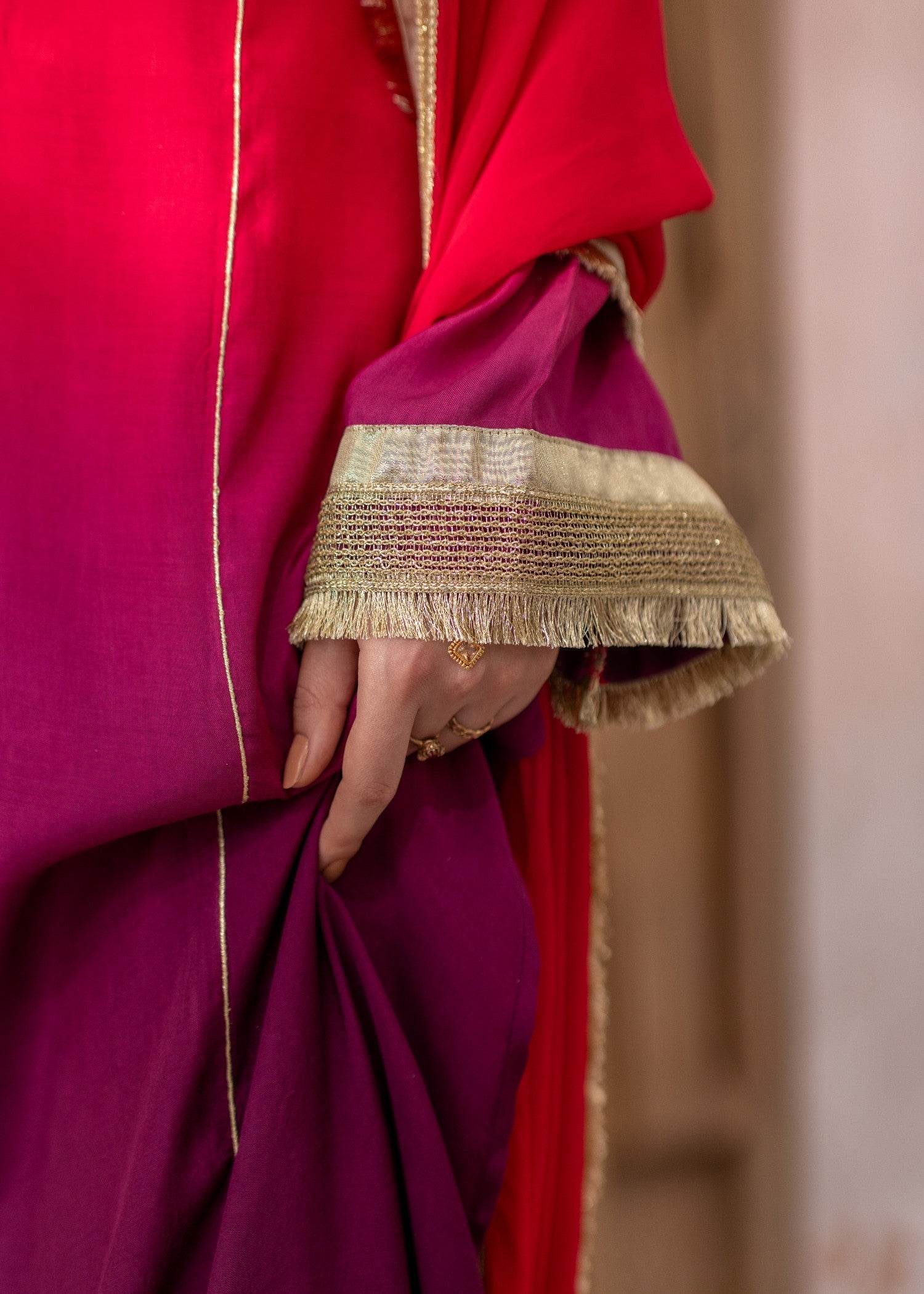 Daak & Co. Manizeh Pink Purple Ombré () Women 3pcs