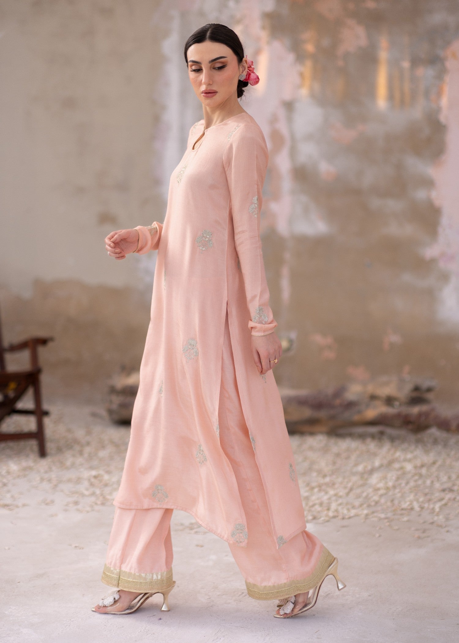 Daak & Co. Gulmina Blush Pink () Women 3pcs