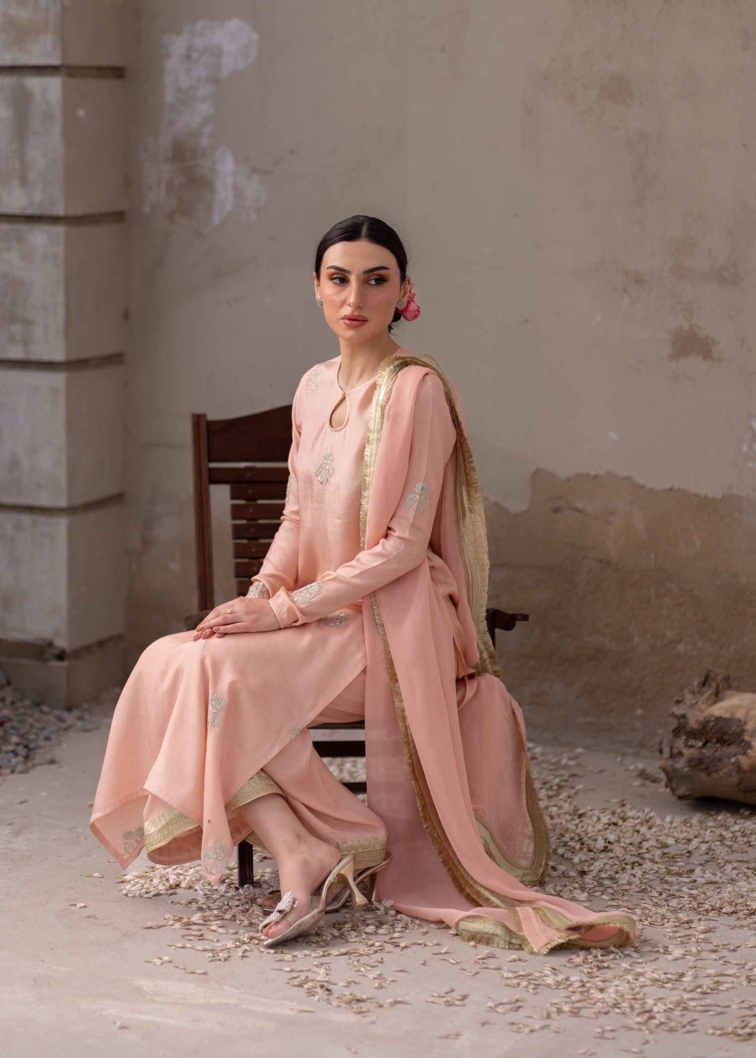 Daak & Co. Gulmina Blush Pink () Women 3pcs