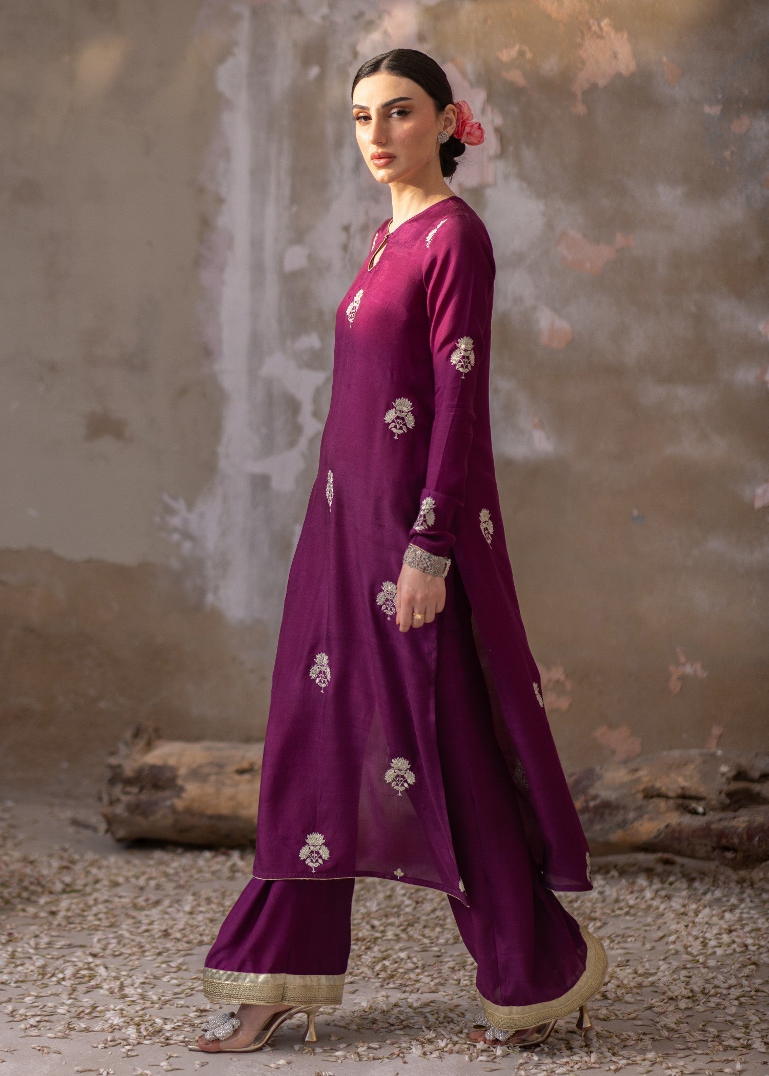 Daak & Co. Gulmina Purple () Women 3pcs