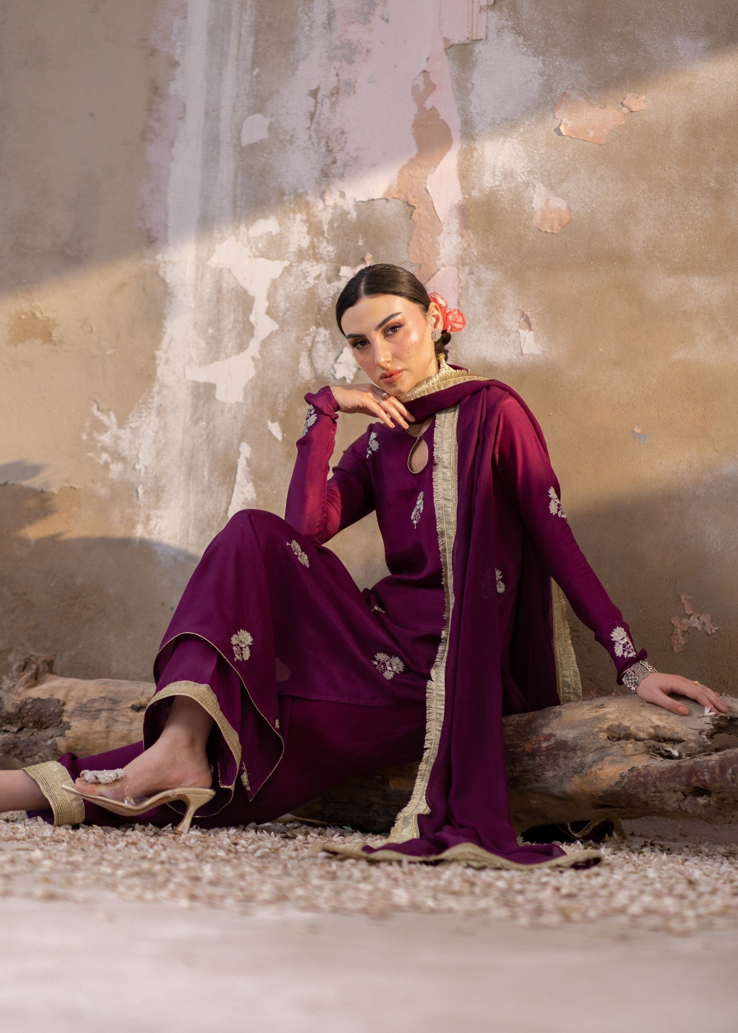 Daak & Co. Gulmina Purple () Women 3pcs