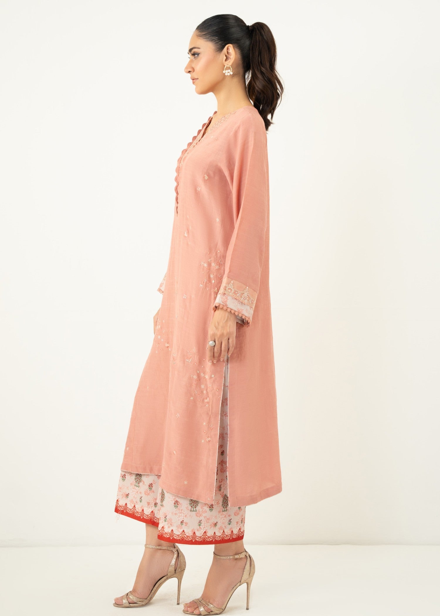 Zeen Stitched Embroidered Raw Silk Suit WZM24522 Women 2pcs