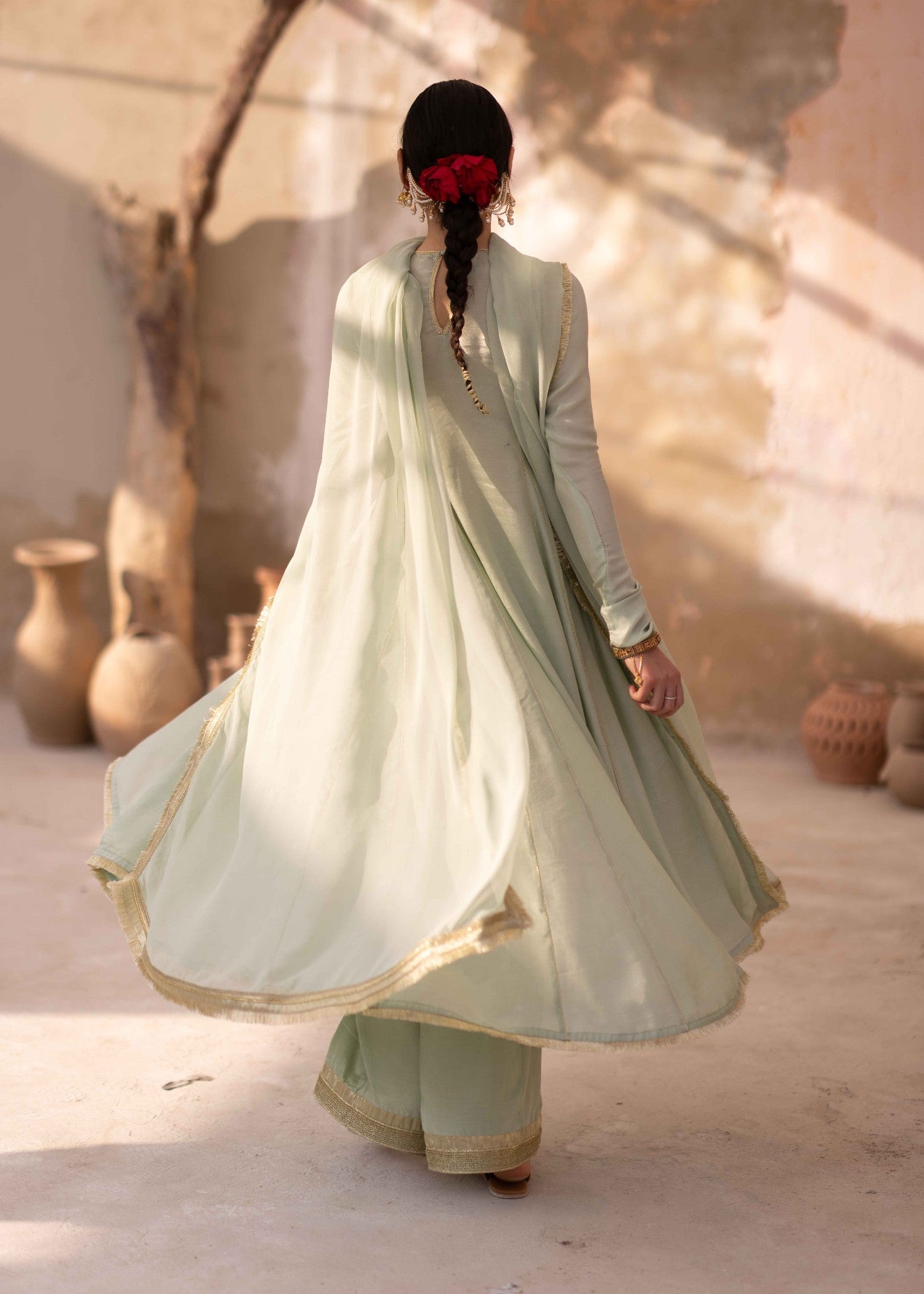 Daak & Co. Sona Mint Green () Women 4pcs