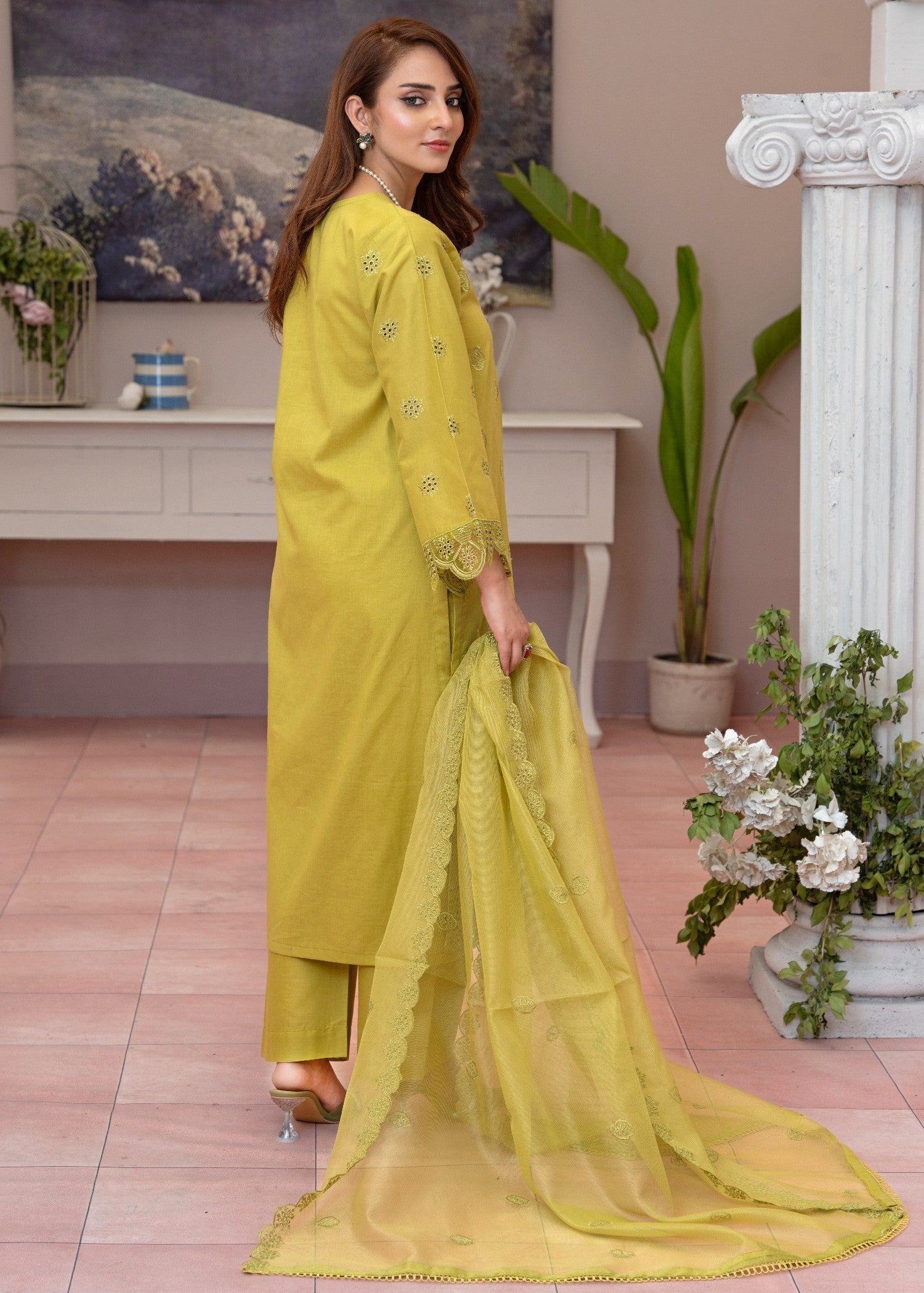 Waniya Awais WAL V1 D#2 Stitched Women 3pcs