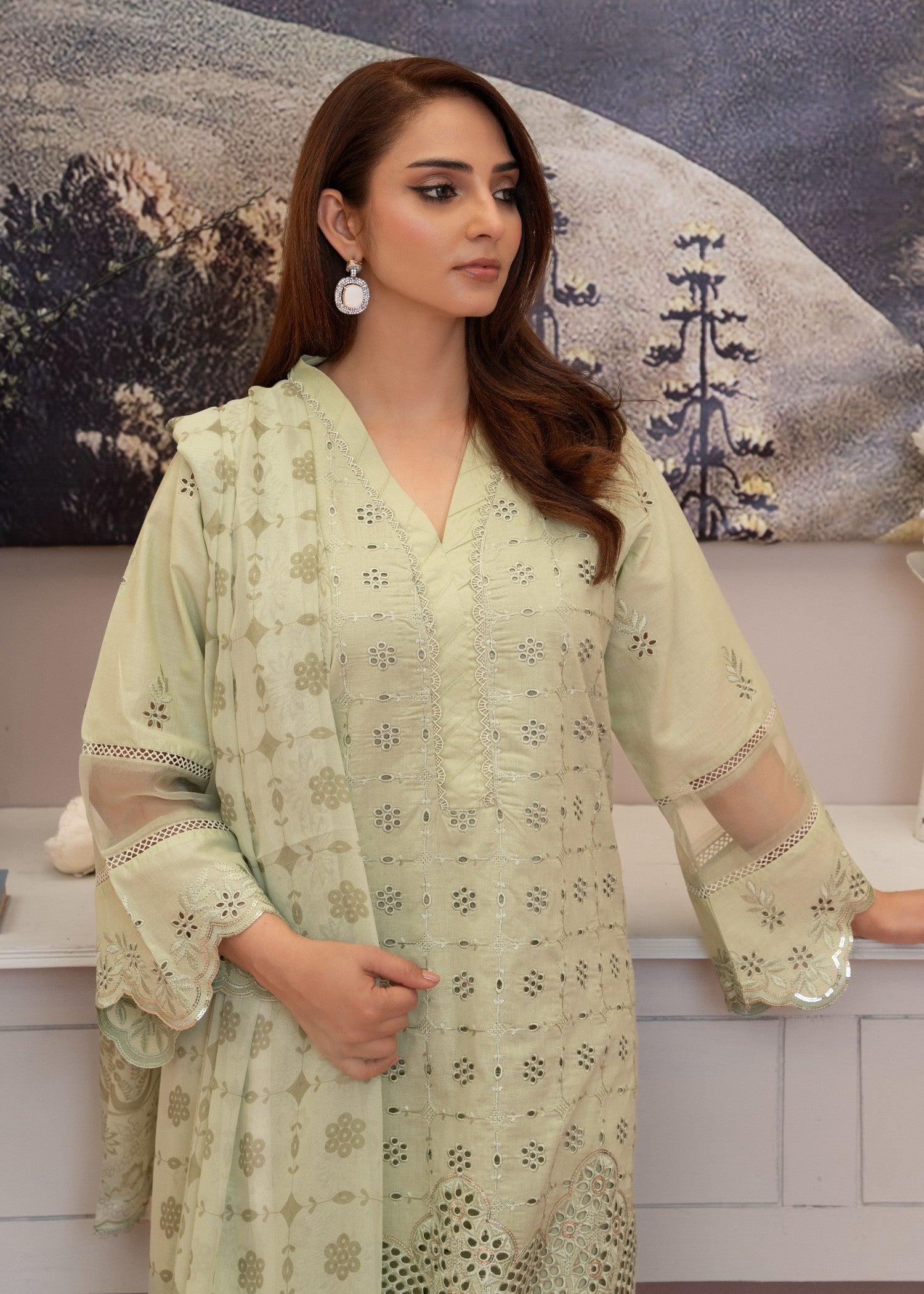 Waniya Awais WAL V1 D#3 Stitched Women 3pcs