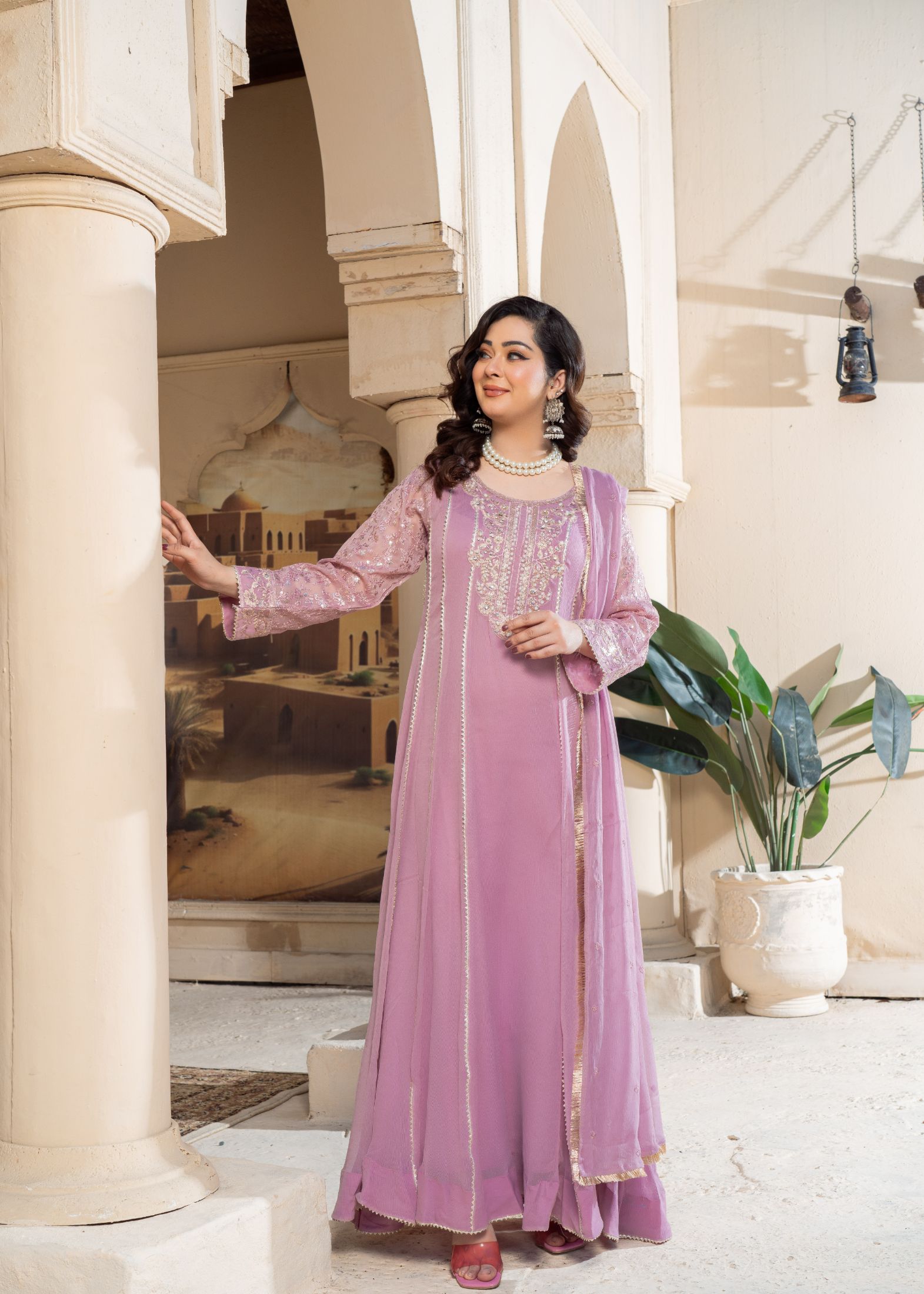 Alsiyab Raani Lilac Women 3pcs