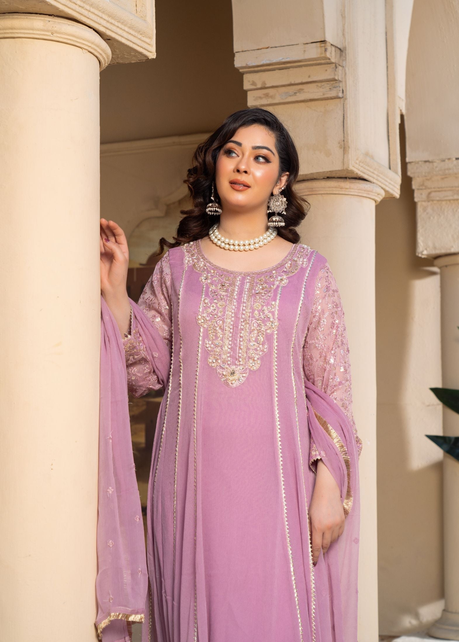 Alsiyab Raani Lilac Women 3pcs