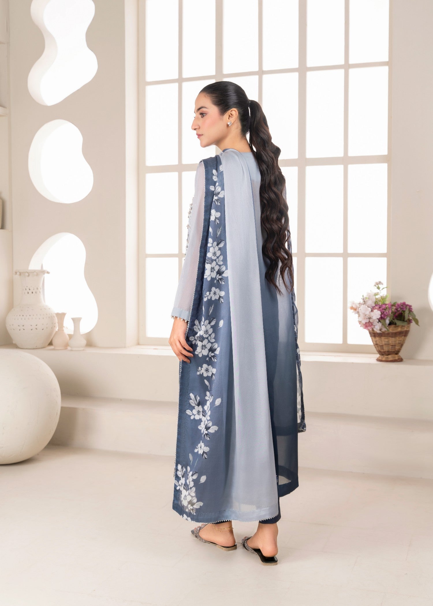 Stitch Vibes Ciel Gris Dress Women 4pcs