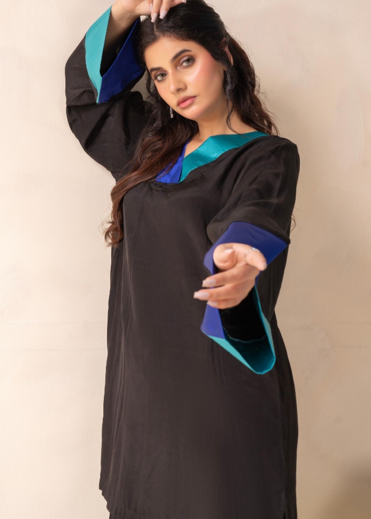 Ray Online Store Black Silk Dominance Women 2pcs