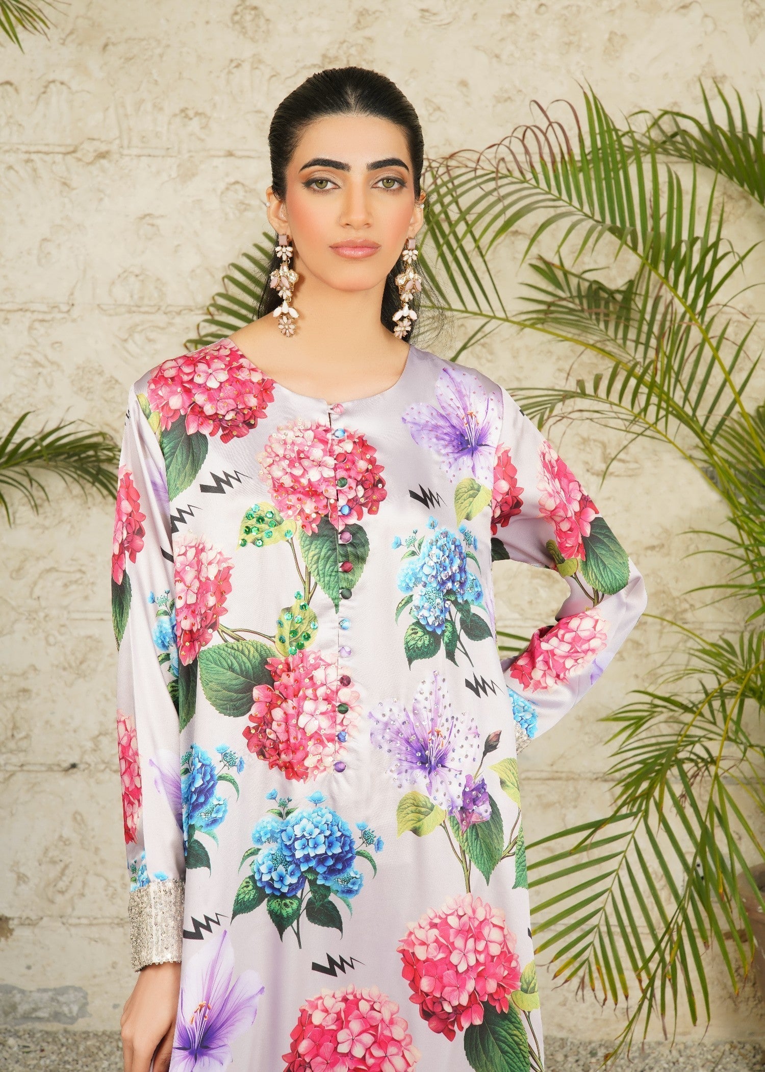 Stitch Vibes Celeste Floraison Dress Women 3pcs