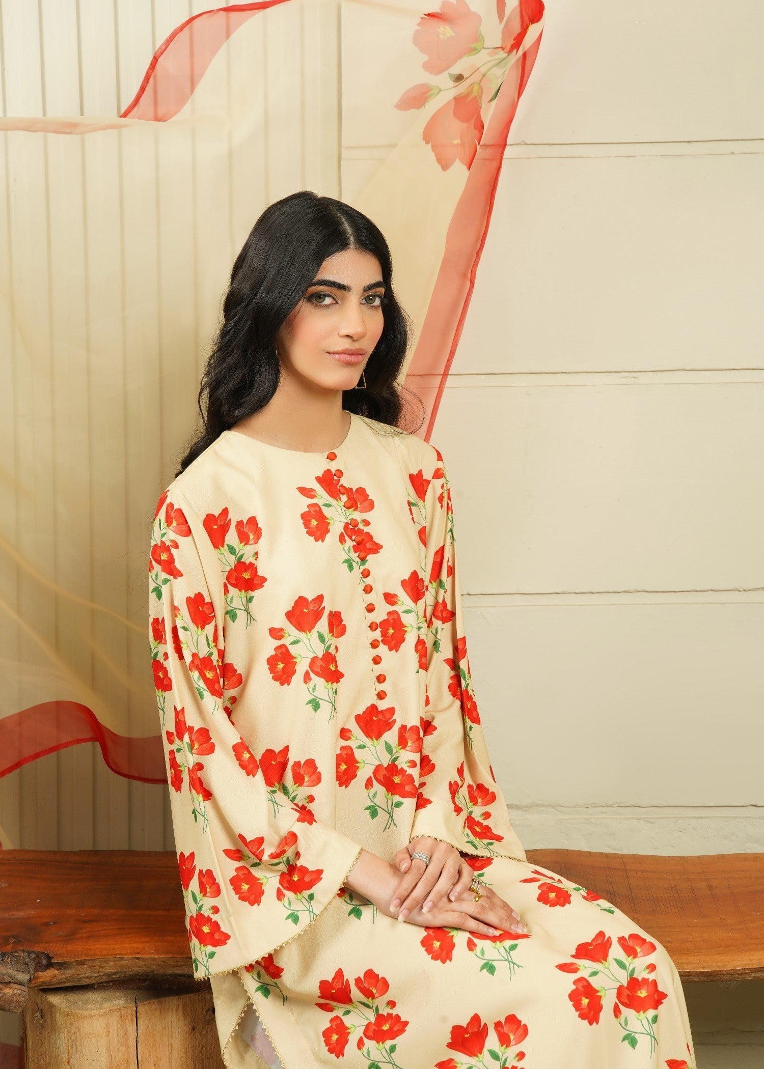 Stitch Vibes Tuscan Bloom Dress Women 3pcs