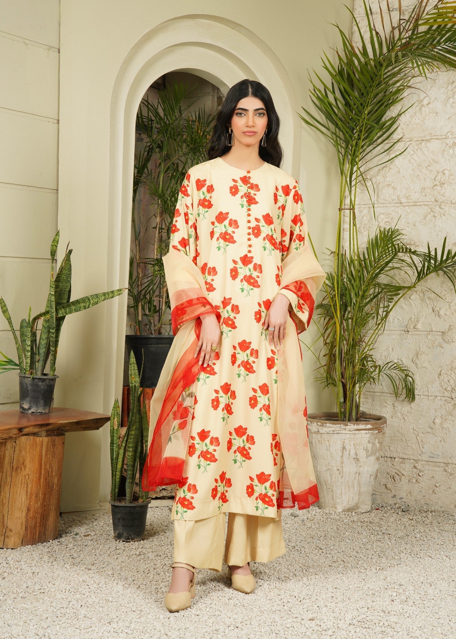 Stitch Vibes Tuscan Bloom Dress Women 3pcs