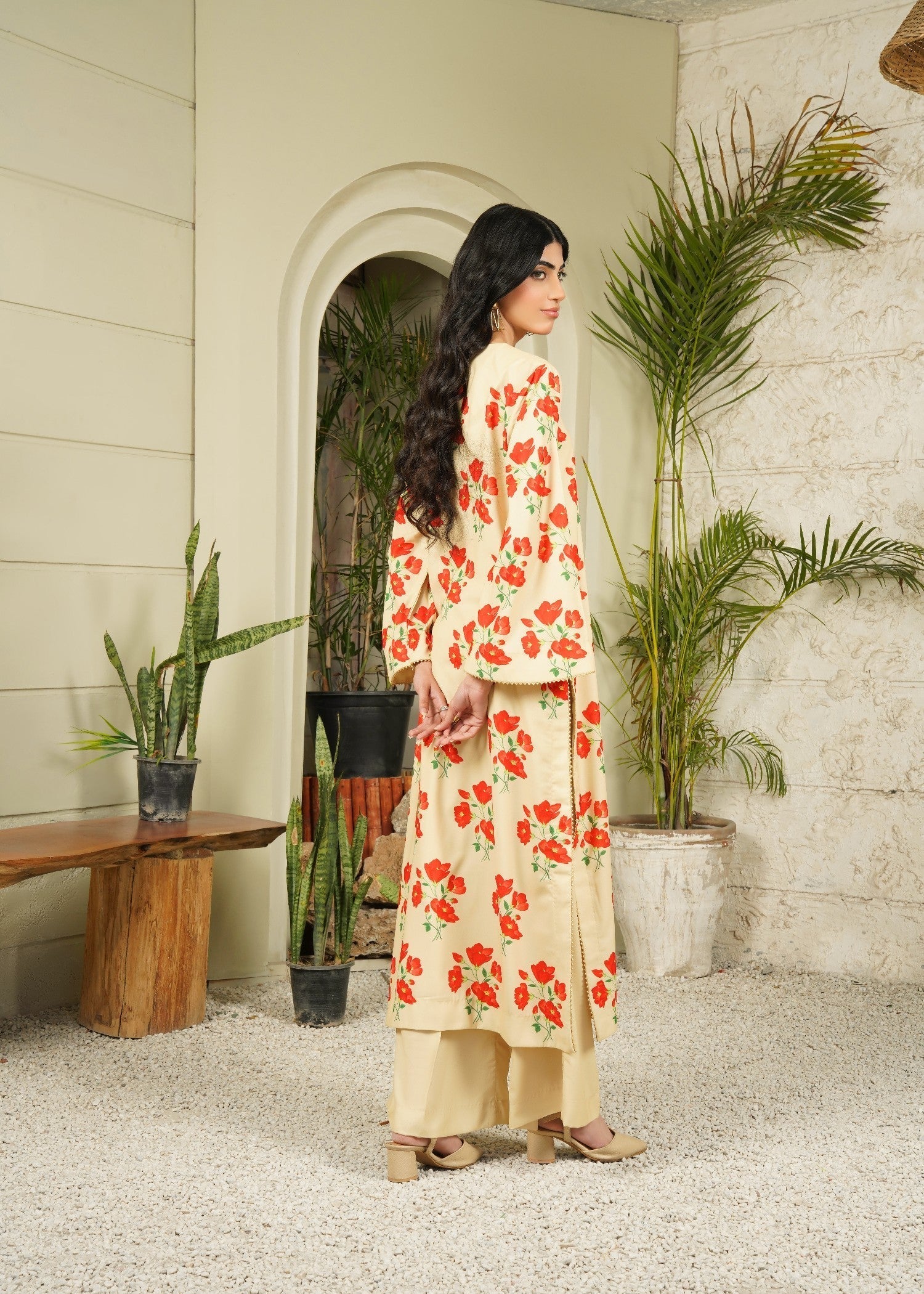 Stitch Vibes Tuscan Bloom Dress Women 3pcs