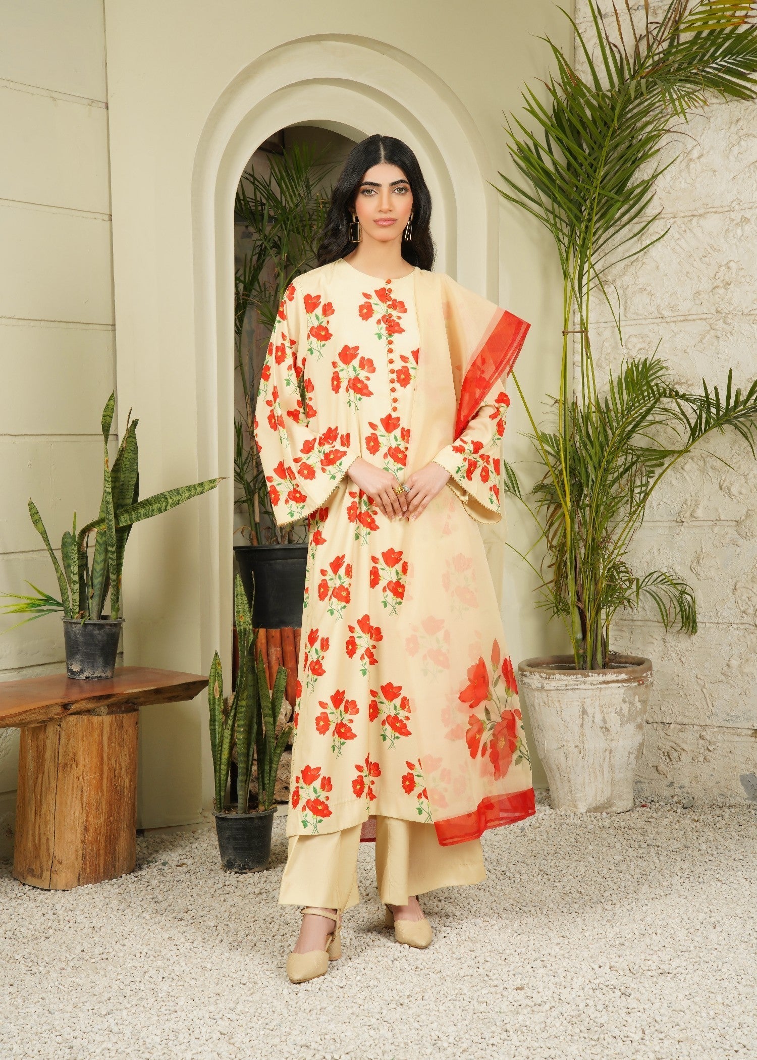 Stitch Vibes Tuscan Bloom Dress Women 3pcs