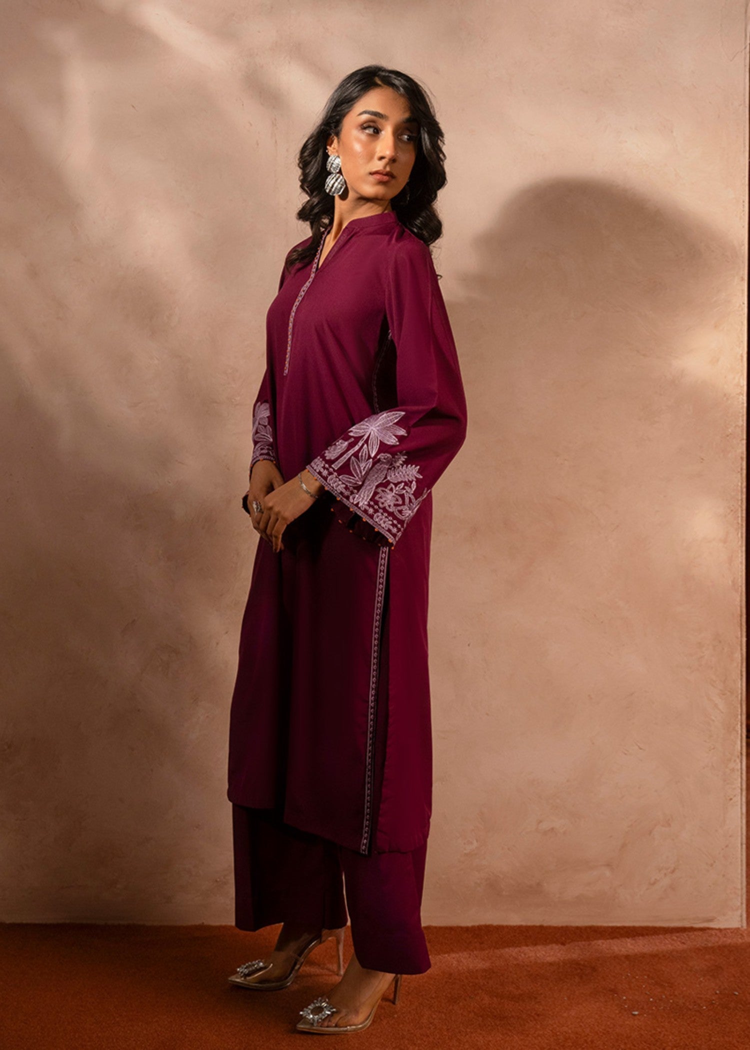 Kross Kulture Crepe Solid Suit KE 01452 ST Women 2pcs