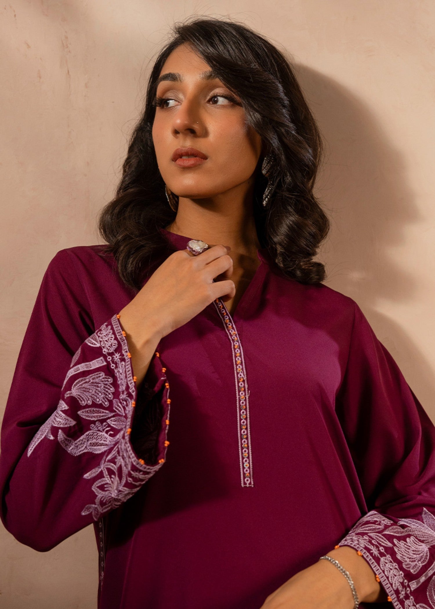 Kross Kulture Crepe Solid Suit KE 01452 ST Women 2pcs