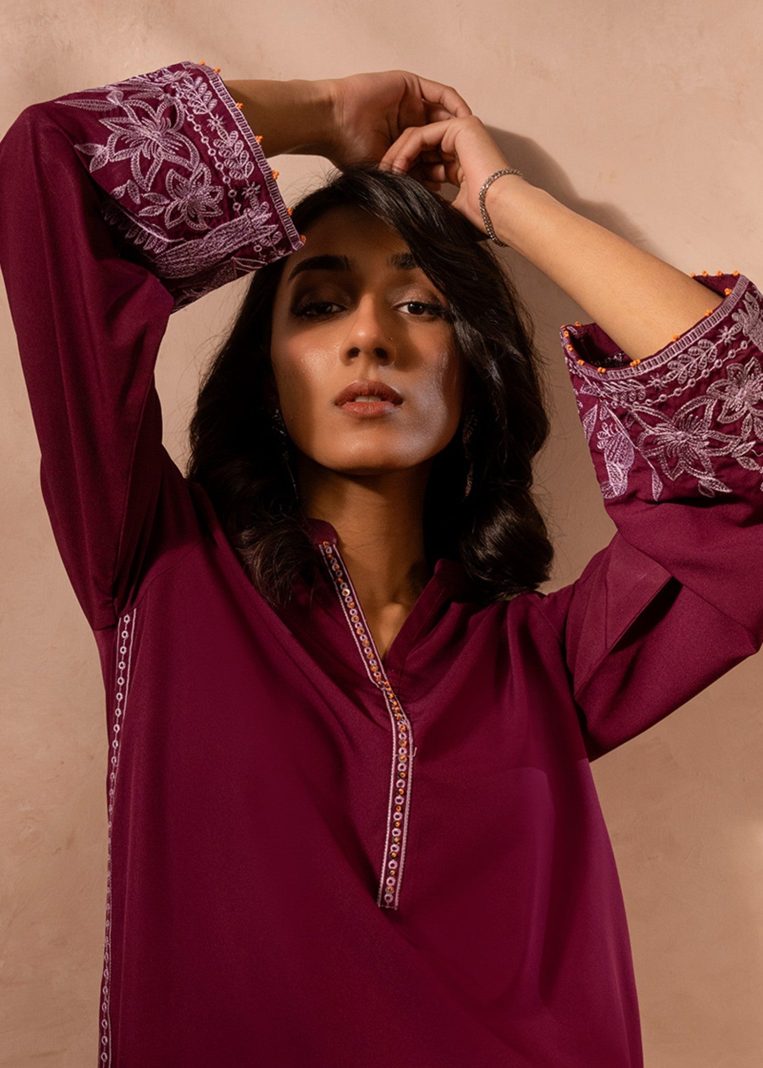 Kross Kulture Crepe Solid Suit KE 01452 ST Women 2pcs