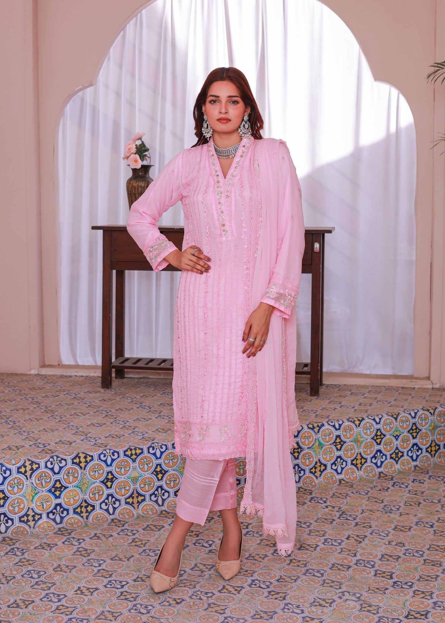 Umer Aayan PINK NOOR Women 3pcs