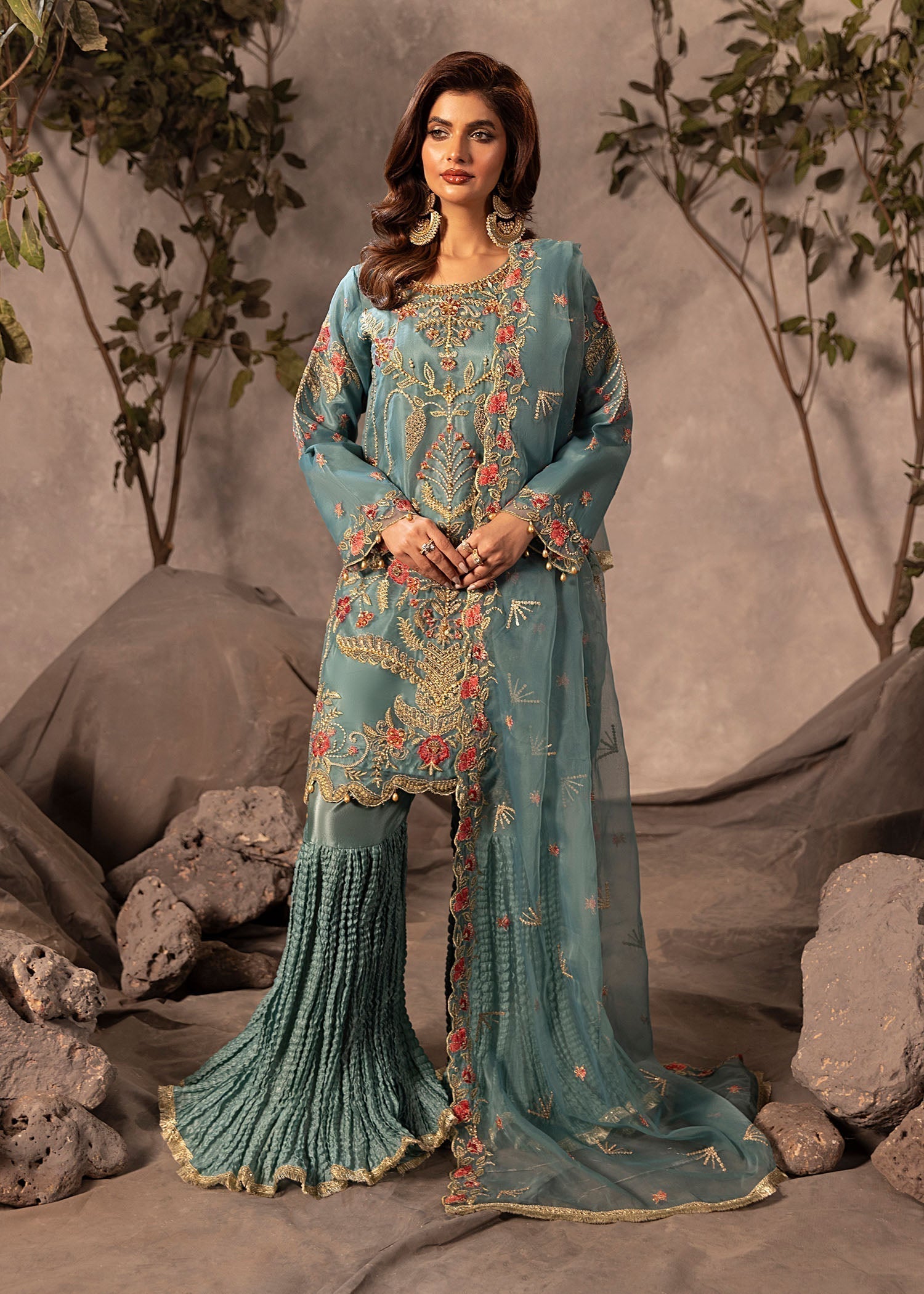 Diara Couture RAFIA UA 05 AQUA Women 3pcs