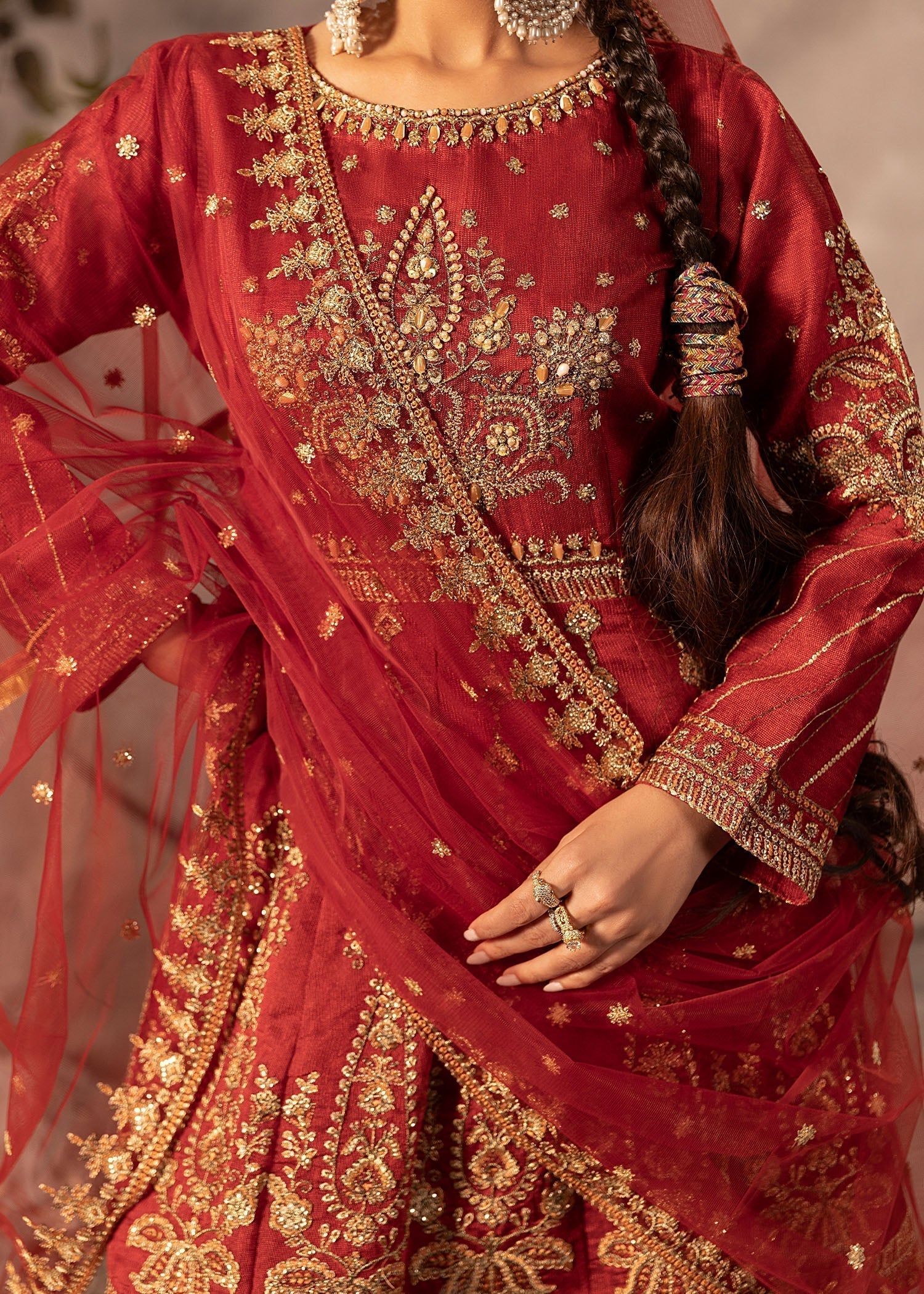 Diara Couture ZARIFA UA 07 MAROON Women 3pcs