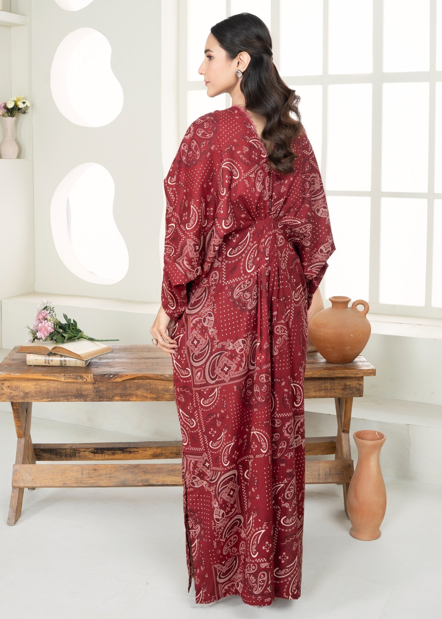 Sahibas By Mirza Inam Maroon Women 1pcs