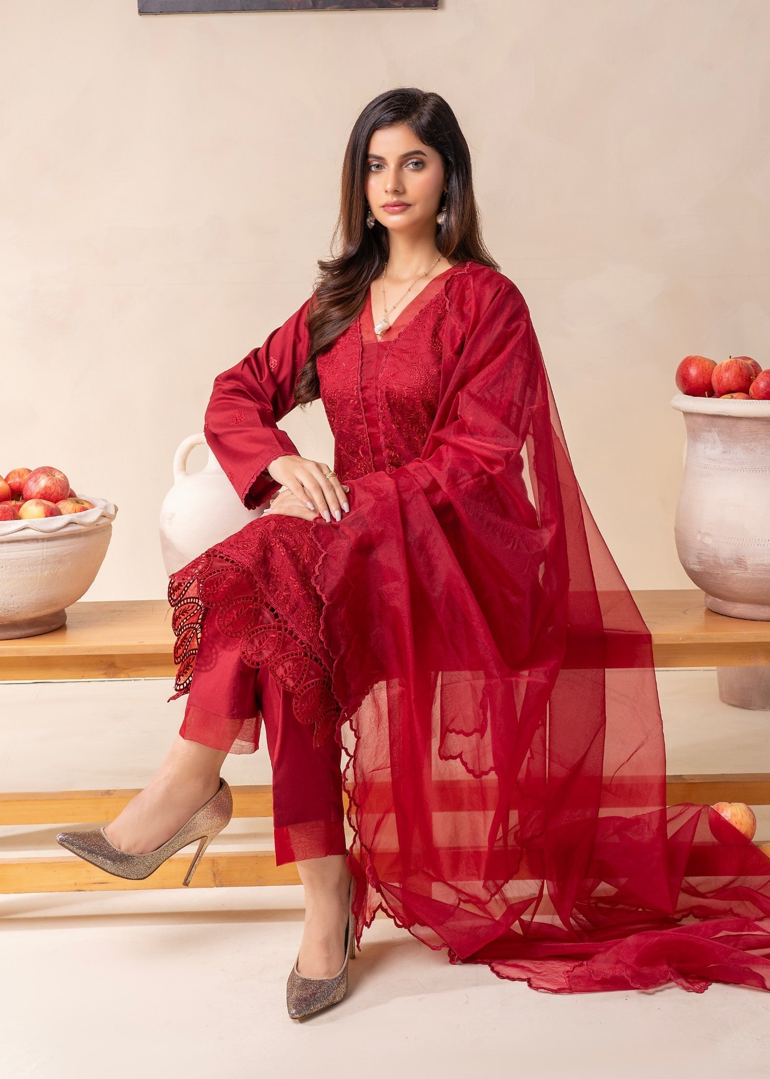 Ray Online Store Scarlet Ensemble Women 3pcs