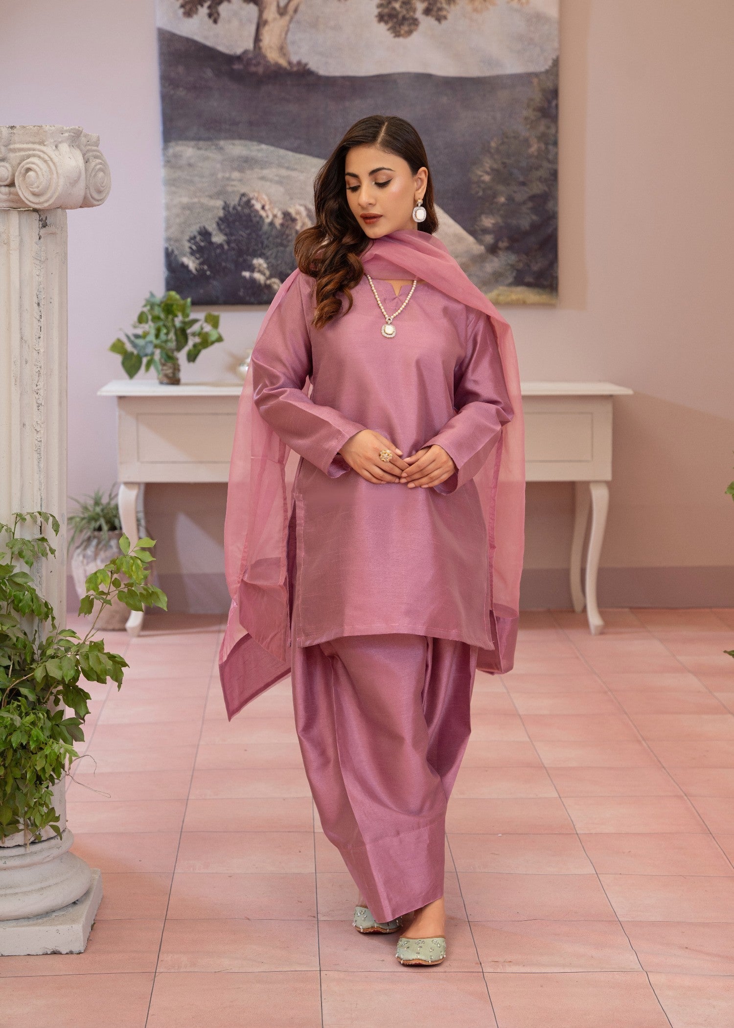Momin Online farshi shalwar 008 Women 3pcs