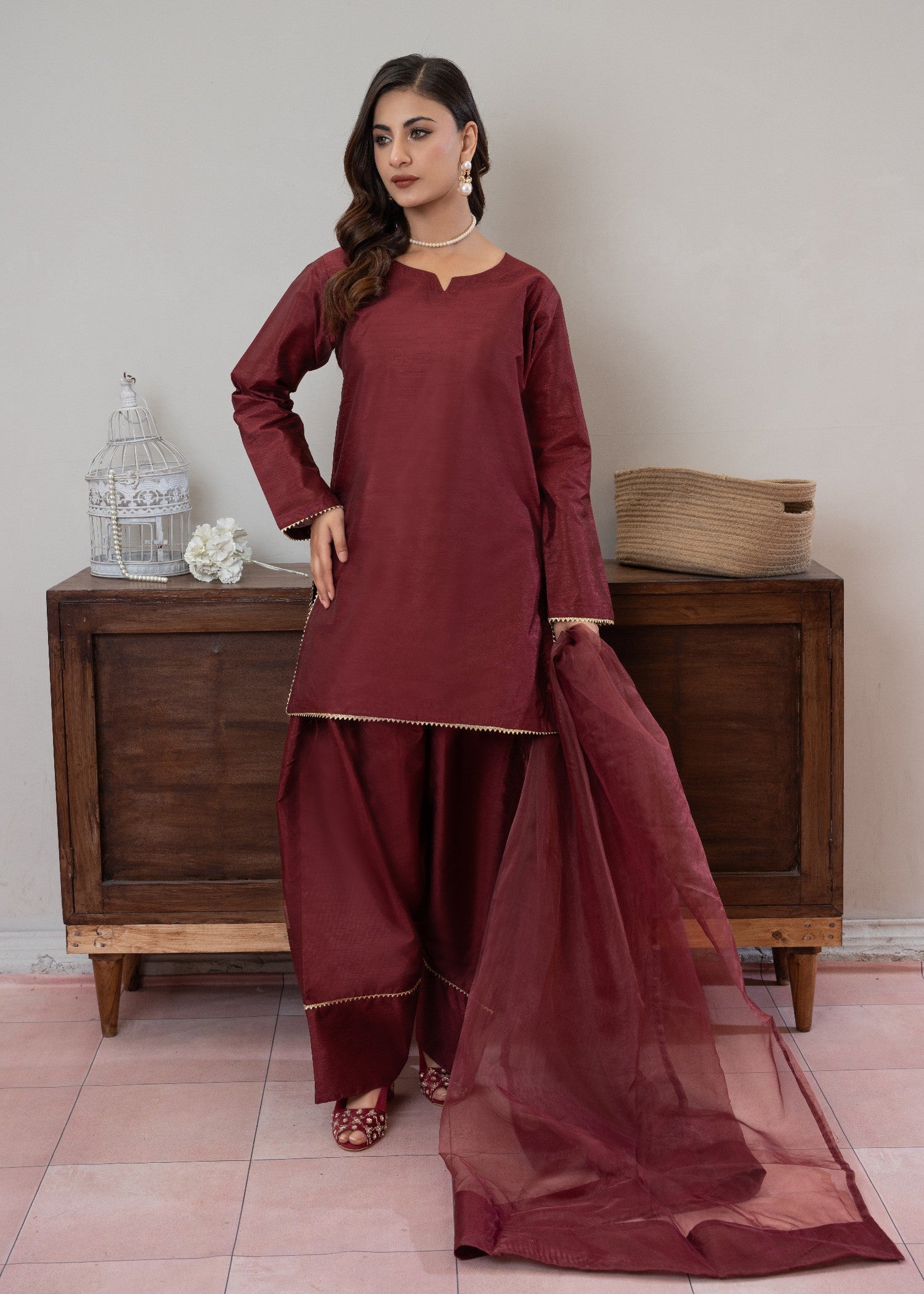 Momin Online farshi shalwar 009 Women 3pcs